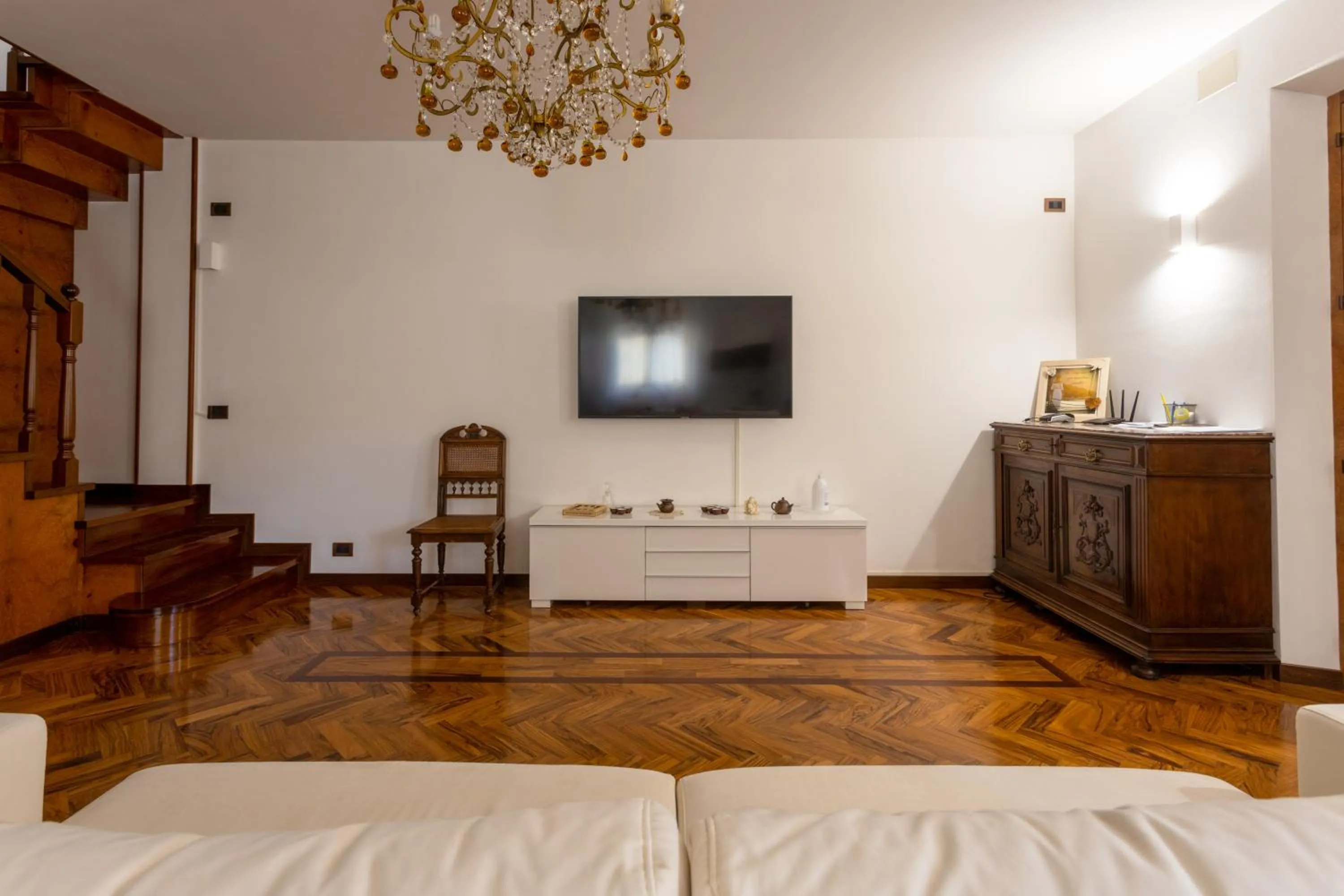 Living room, Bed in La Principessa Nera B&B