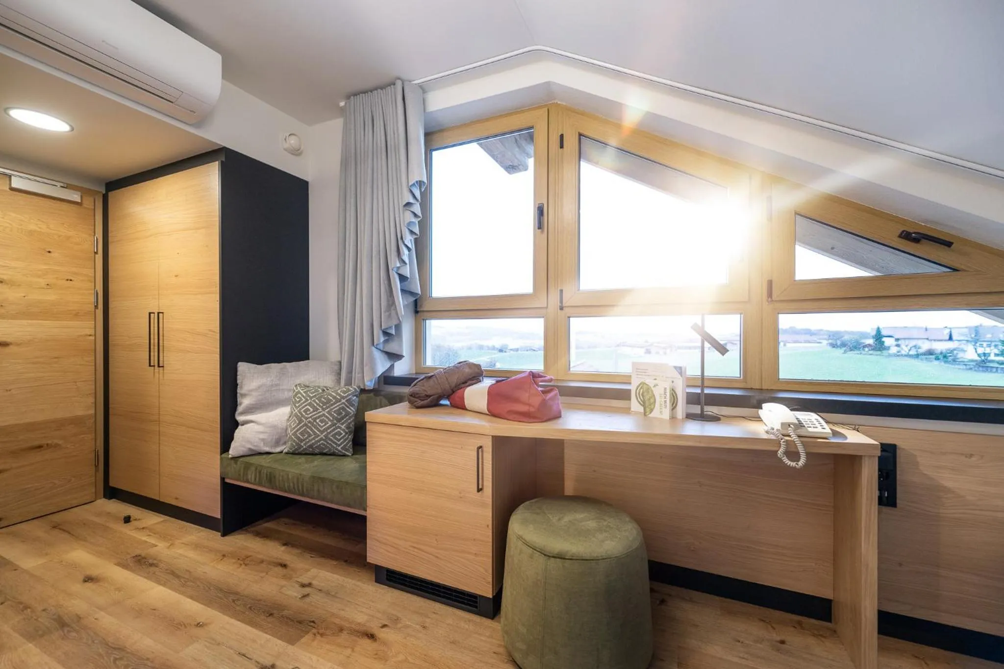 Seating area, Bed in Landrefugium Obermüller 4,5 Sterne