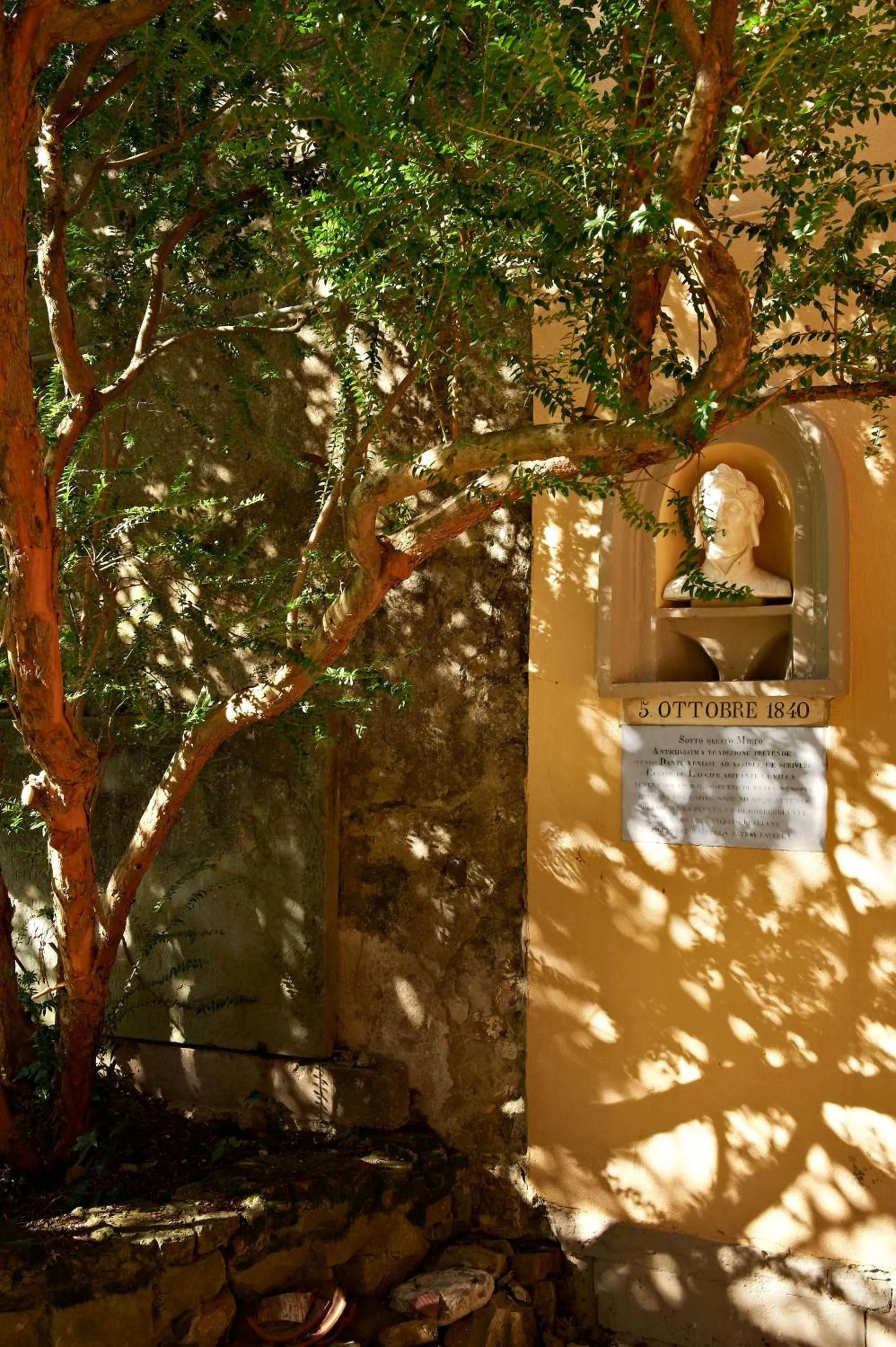 Decorative detail in Villa La Stella