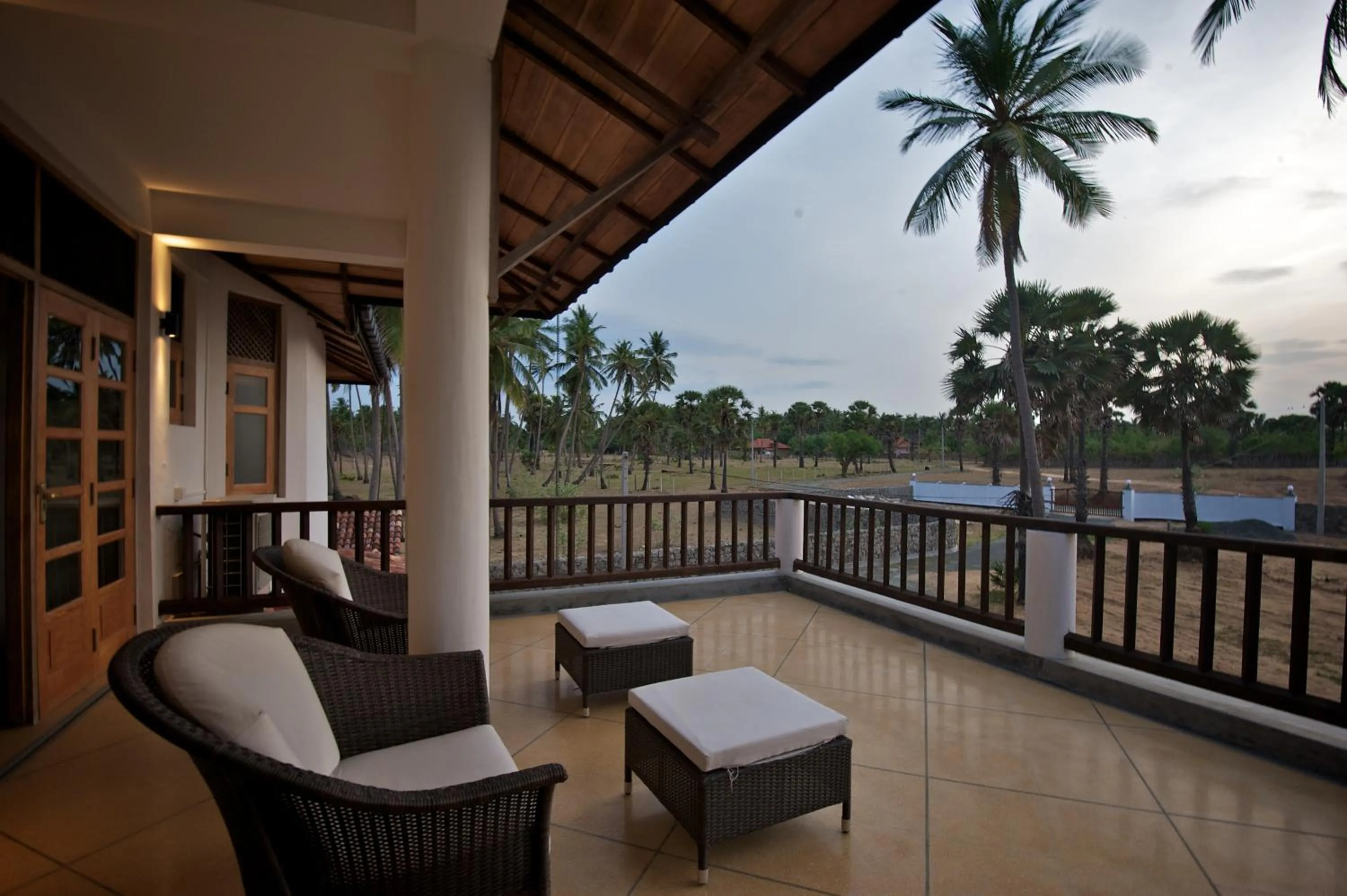 Patio in Jetwing Kottukal Beach House