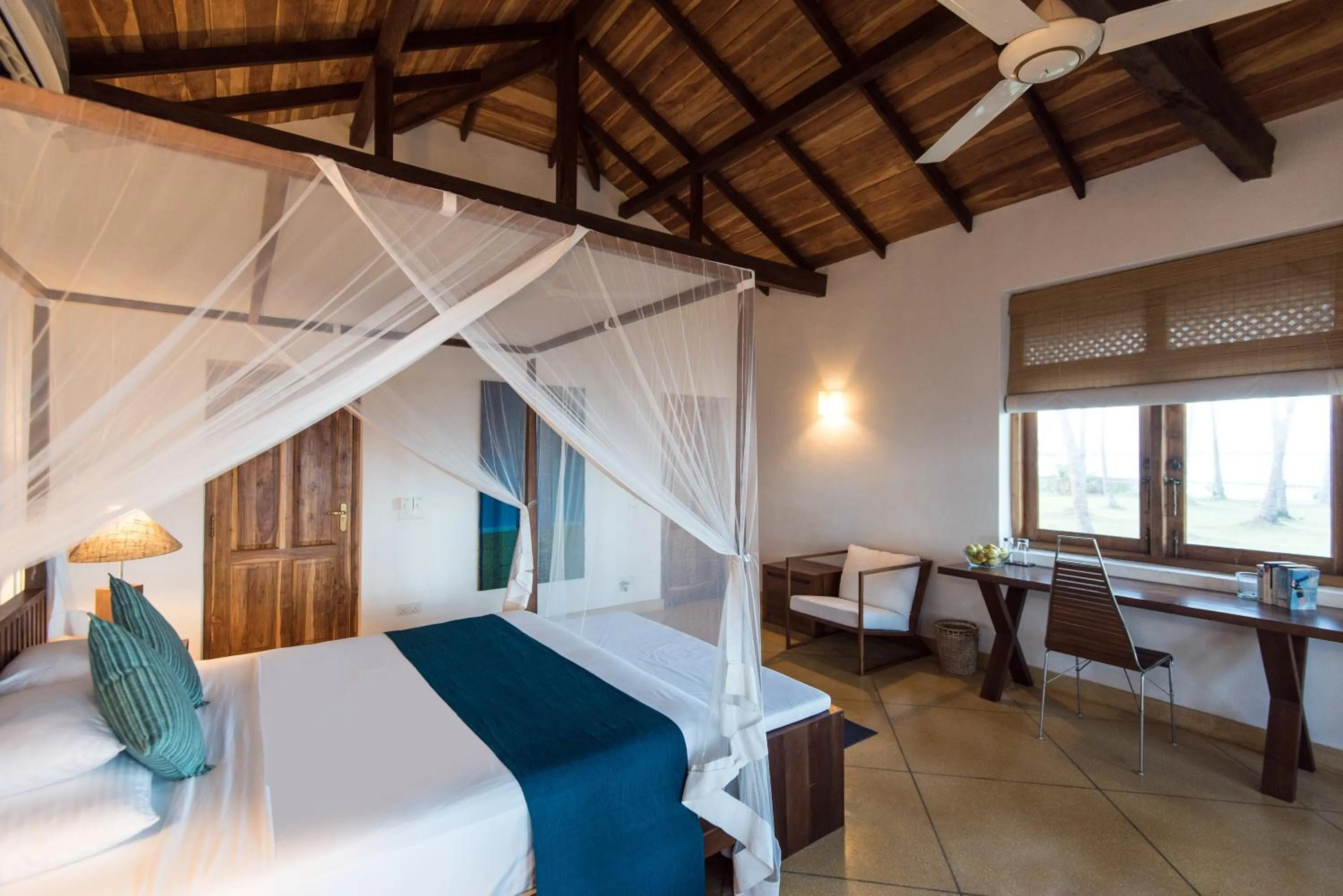 Photo of the whole room, Bed in Jetwing Kottukal Beach House