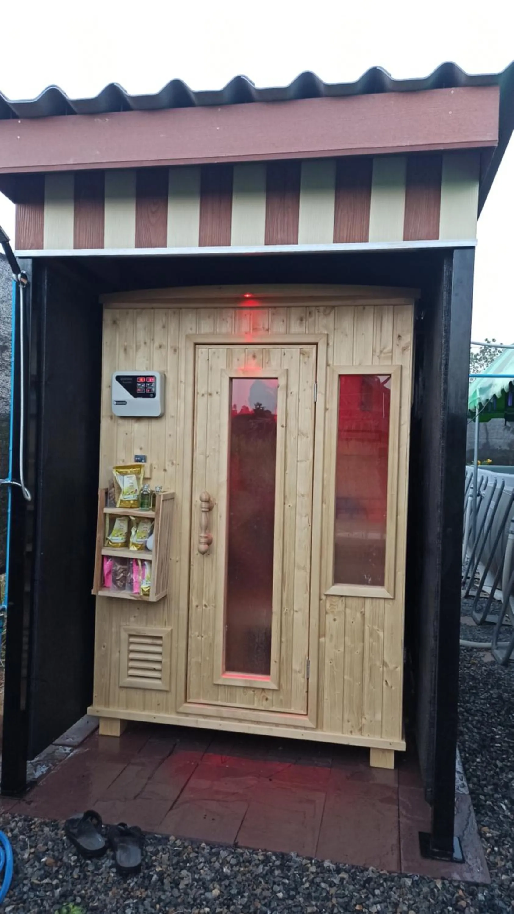 Sauna in Touch the Wind