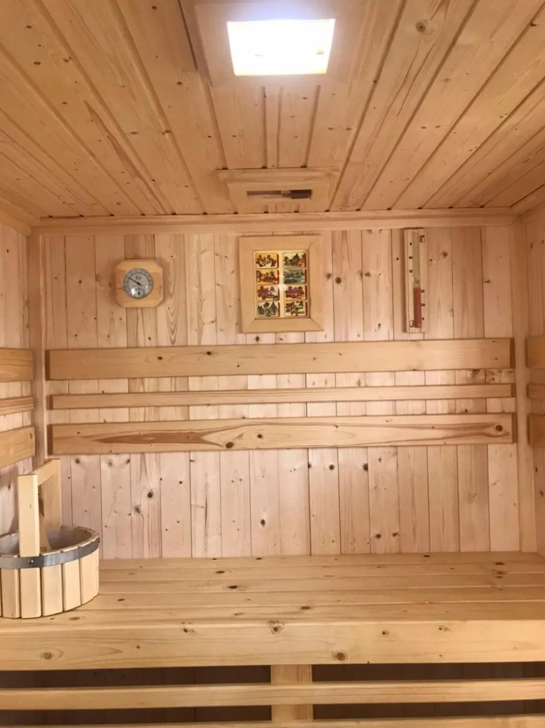 Sauna in Touch the Wind