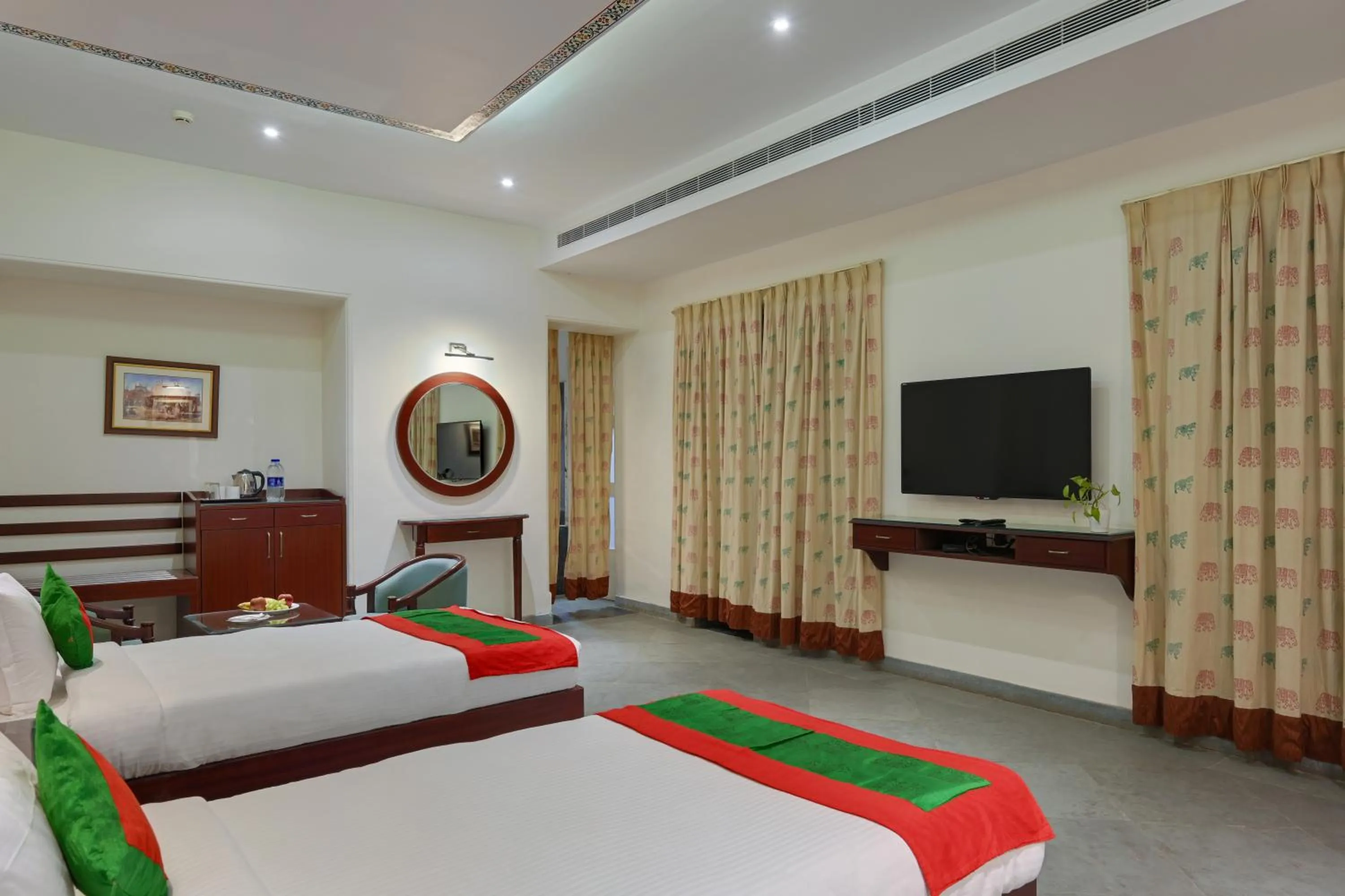 Bed in Brahma Niwas - Best Lake View Hotel in Udaipur