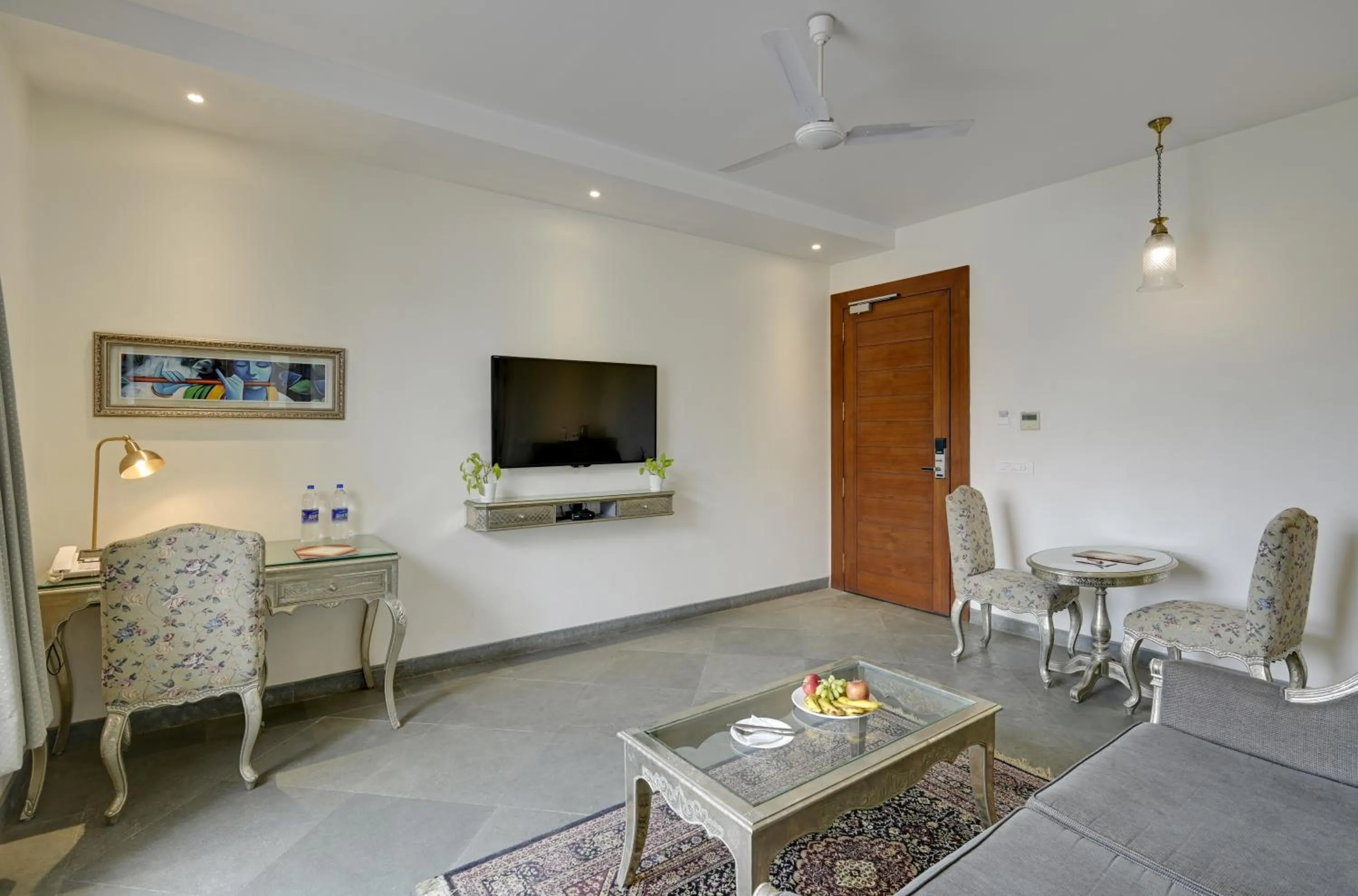 Seating area in Brahma Niwas - Best Lake View Hotel in Udaipur