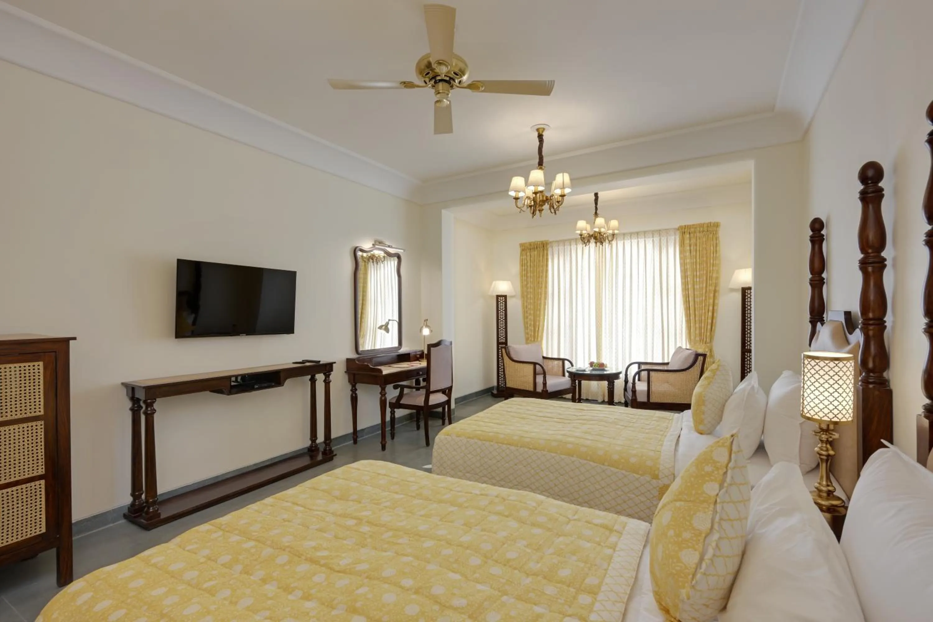 Bed in Brahma Niwas - Best Lake View Hotel in Udaipur