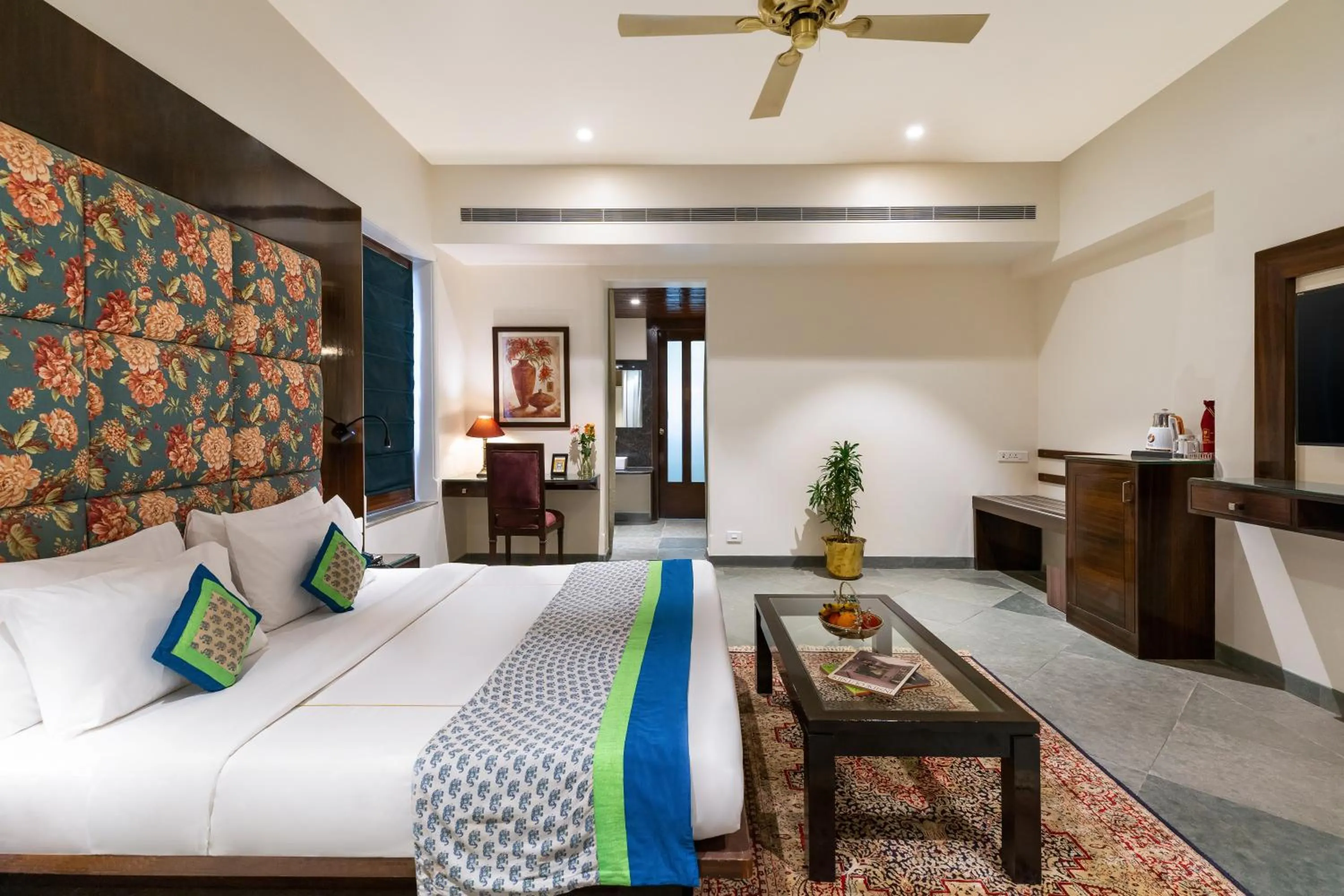 Bed in Brahma Niwas - Best Lake View Hotel in Udaipur