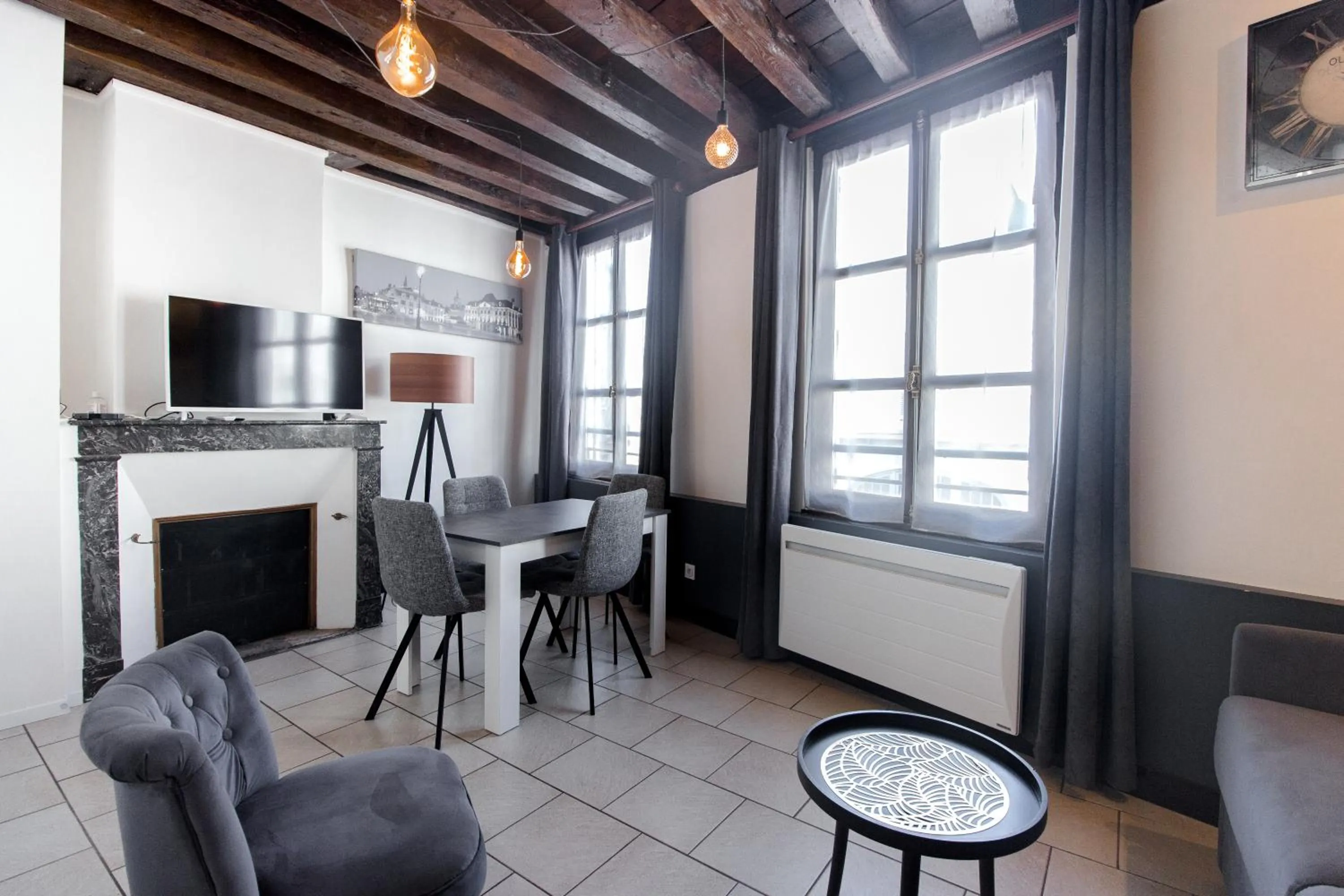 Living room in Au Bourg Neuf