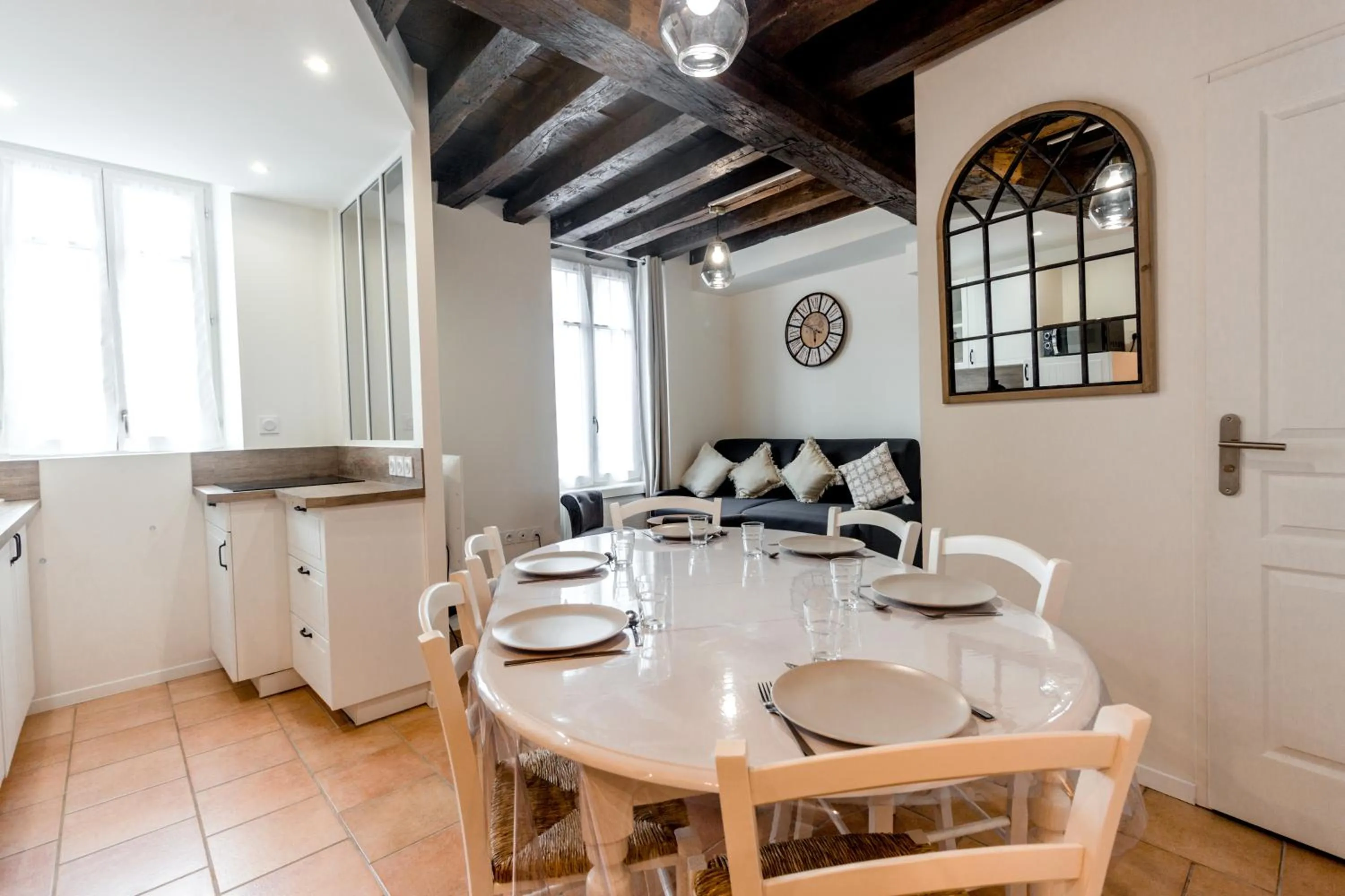 Living room in Au Bourg Neuf