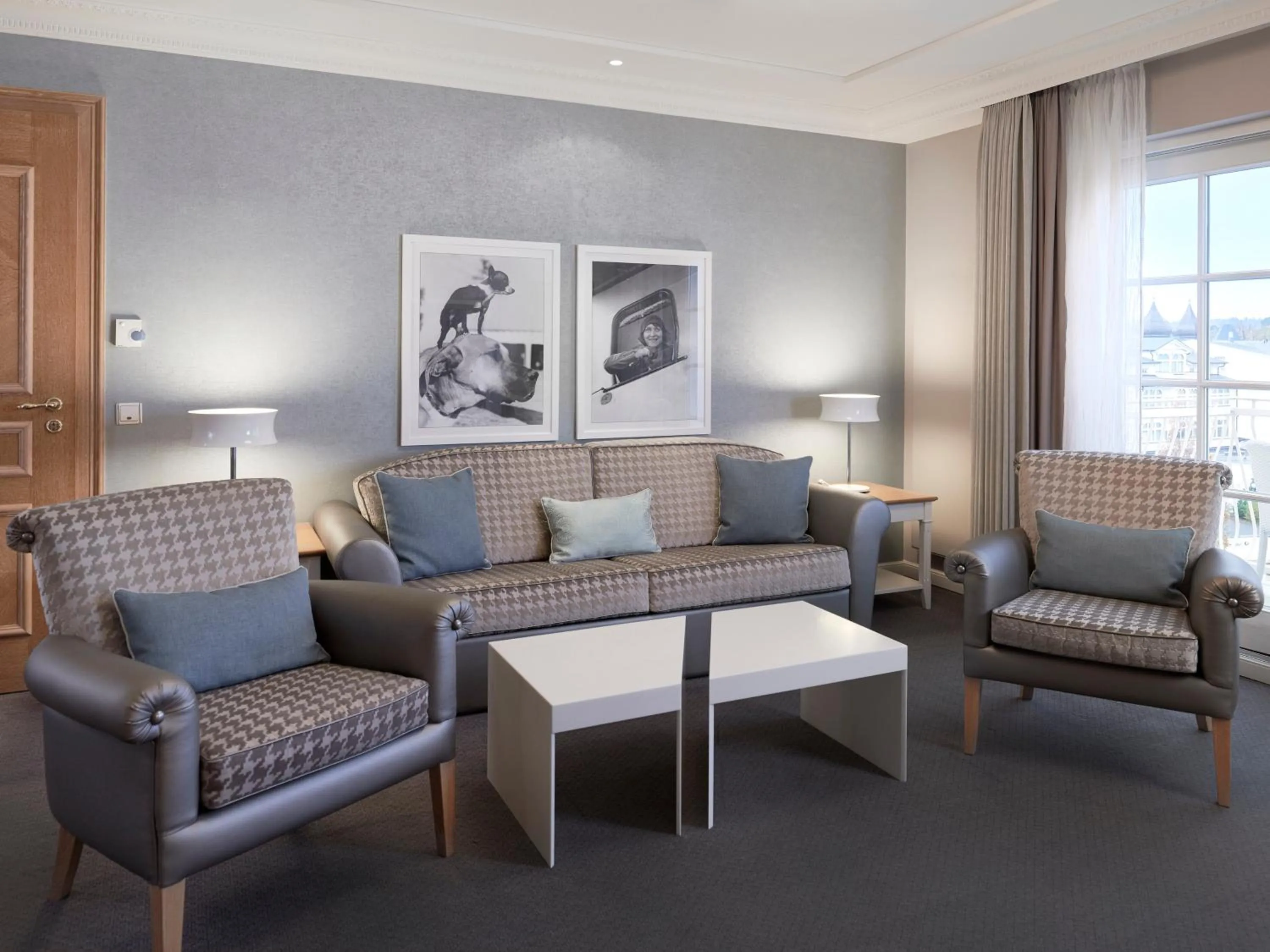 Living room in A-ROSA Kurhaus Binz