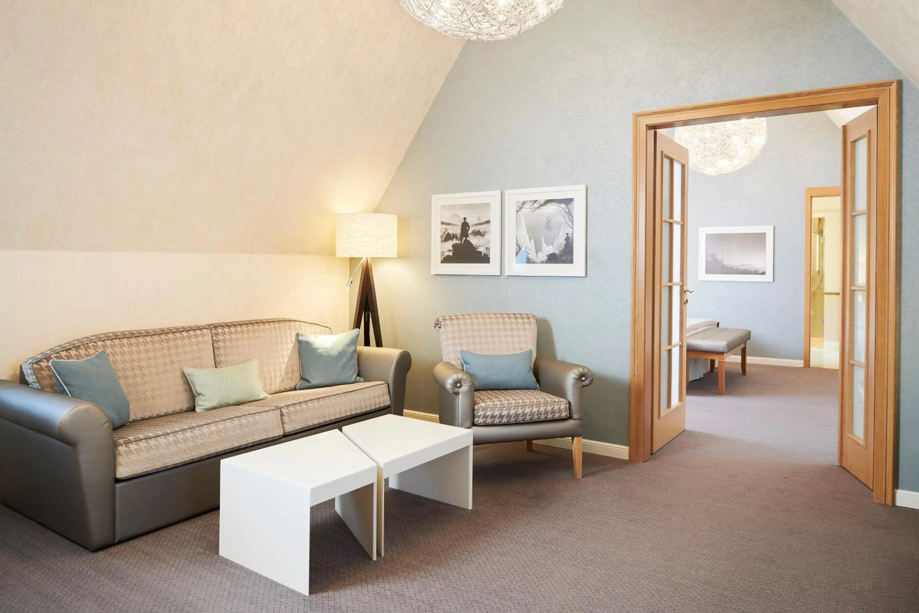 Living room in A-ROSA Kurhaus Binz