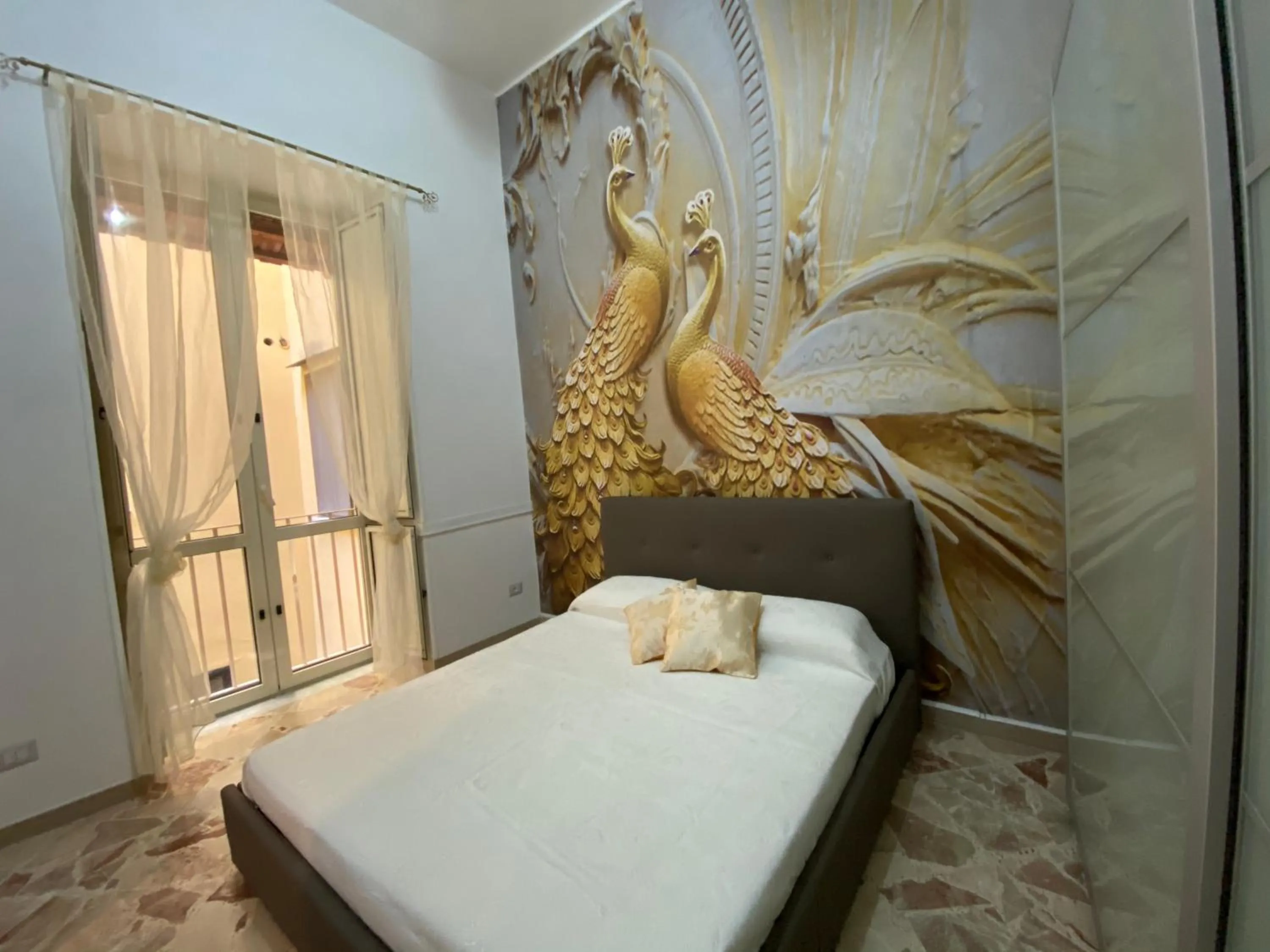 Bedroom, Bed in Historic Center House