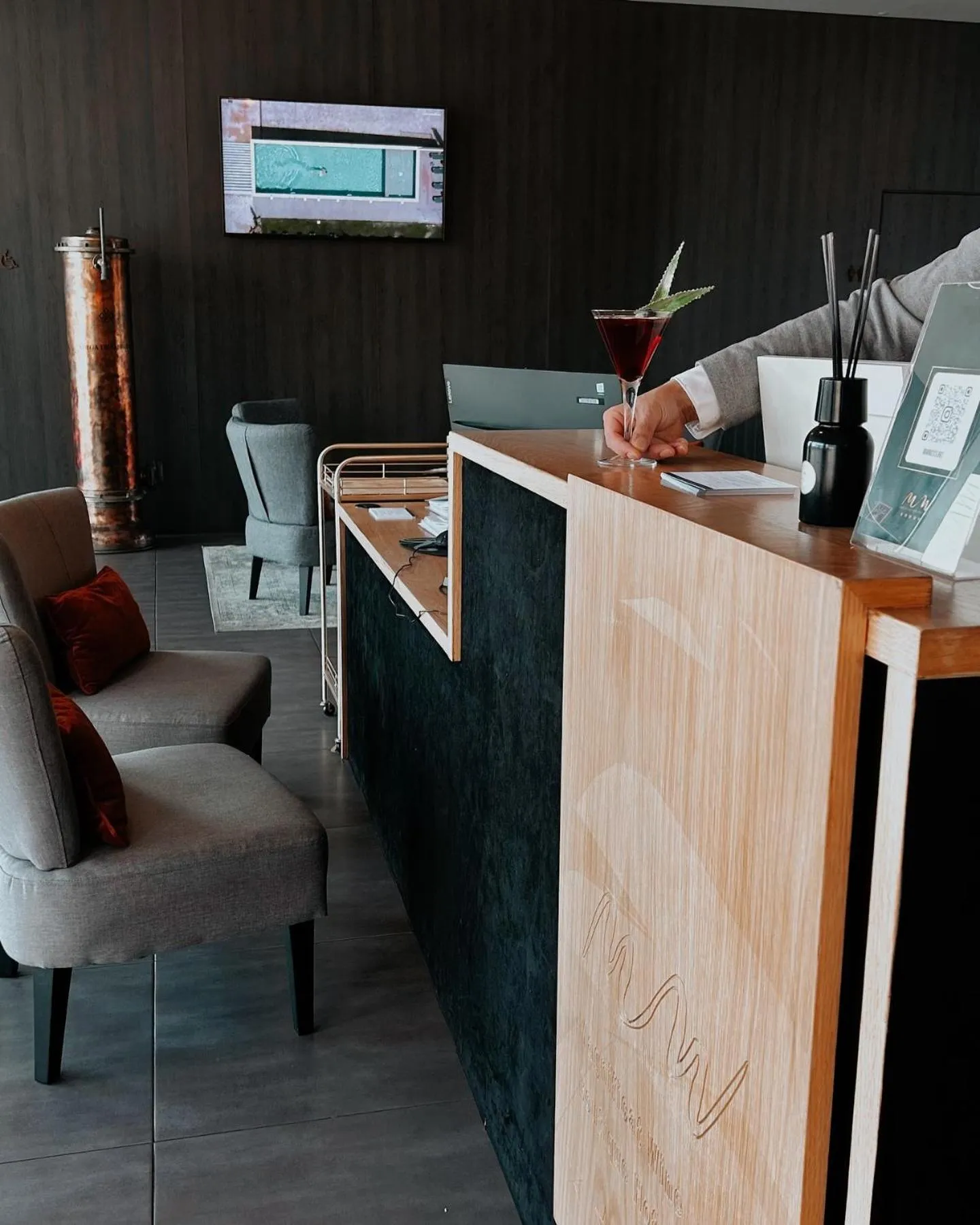 Lobby or reception in MW Douro Wine & Spa