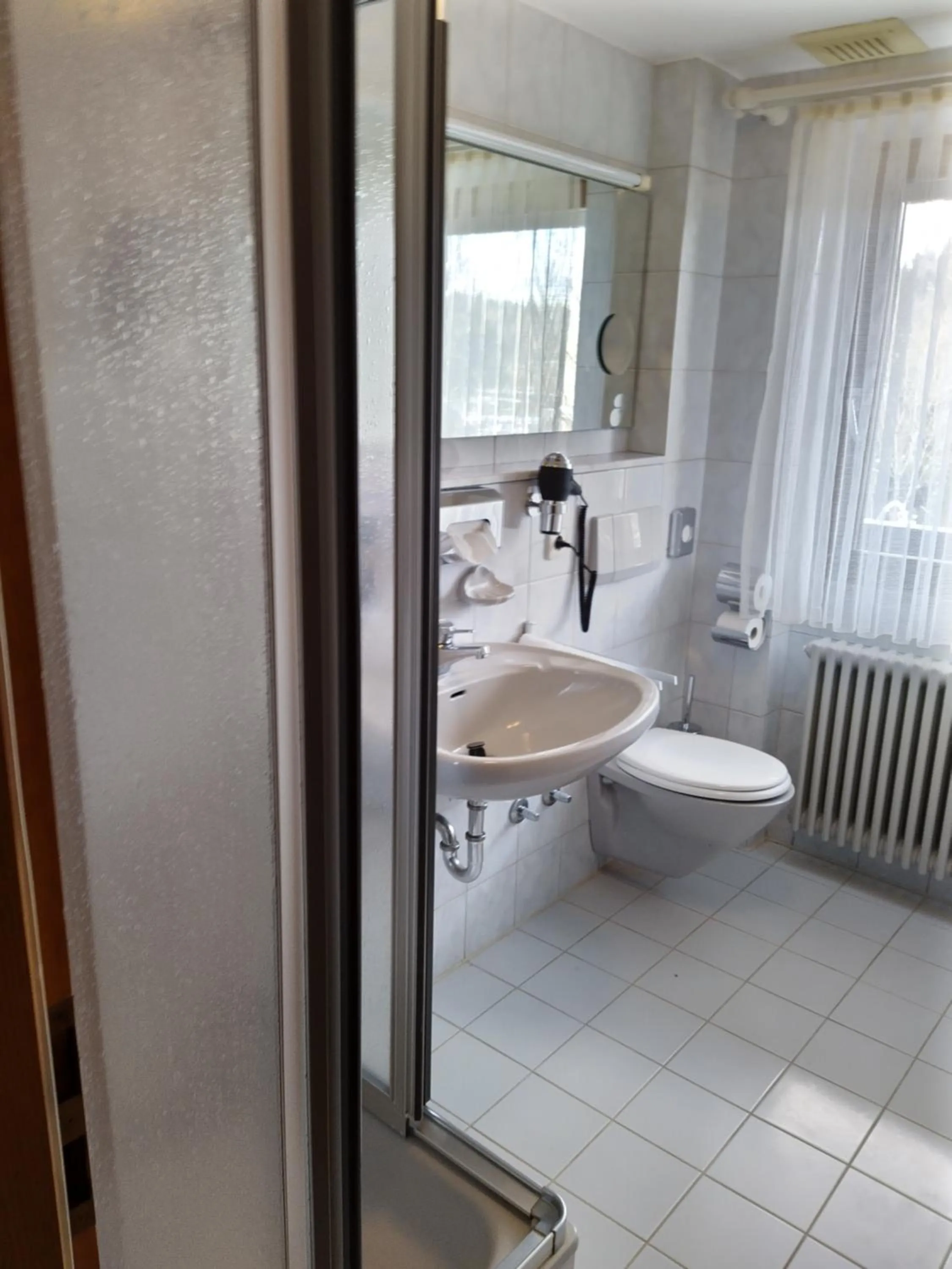 Shower in Hotel Faller