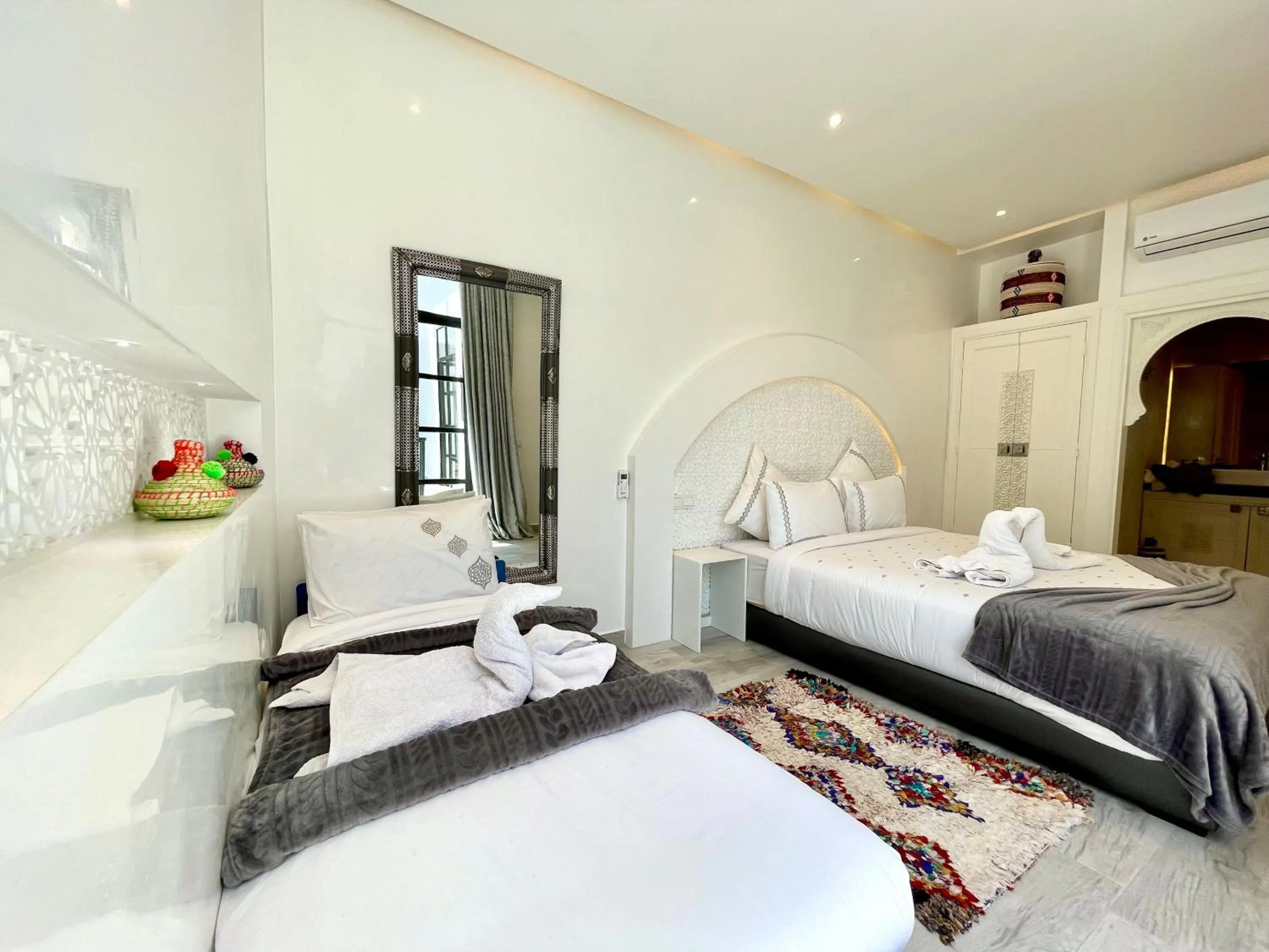 Bed in RIAD NOLITA & SPA Kasbah