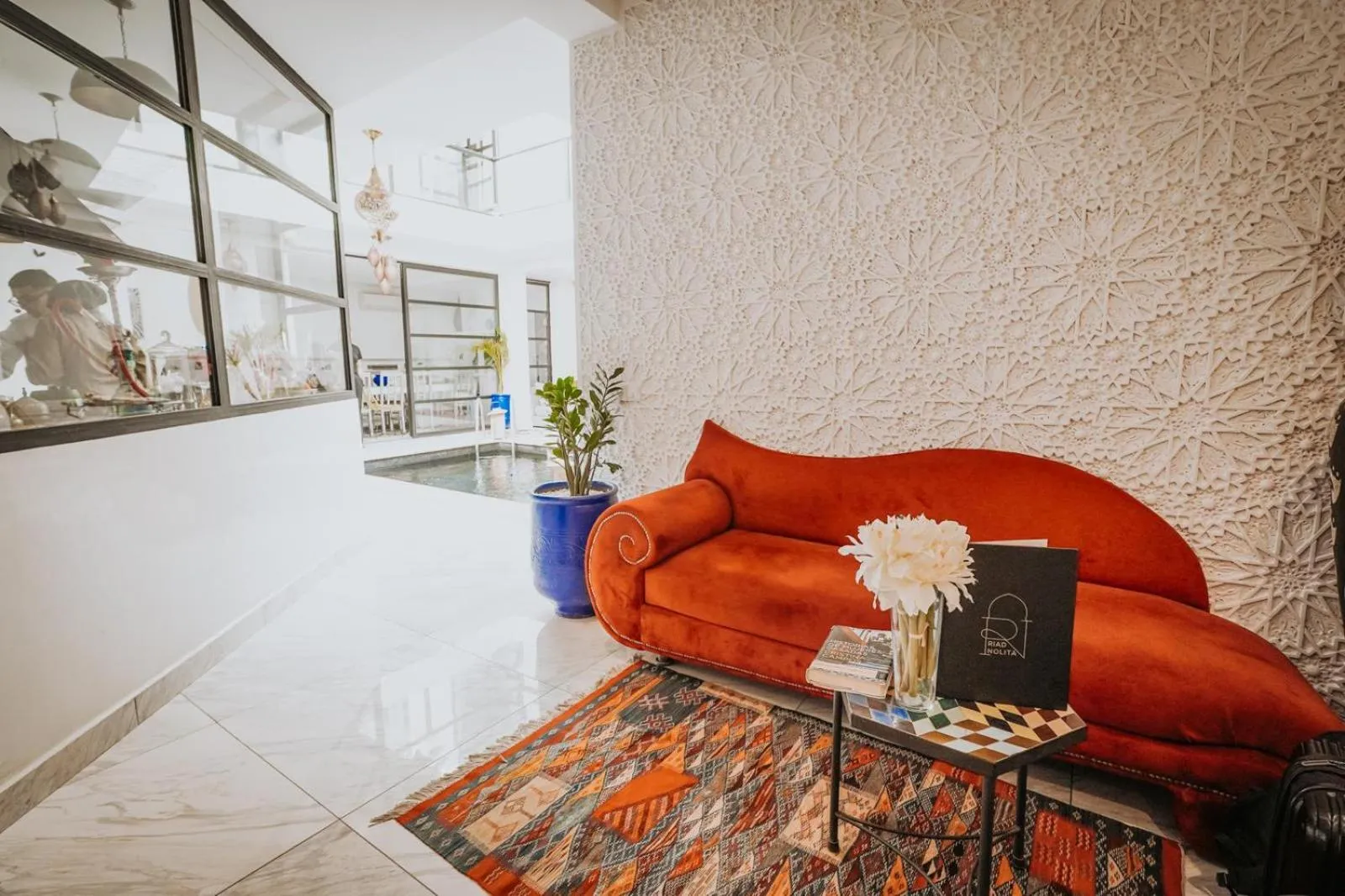 Lobby or reception in RIAD NOLITA & SPA Kasbah