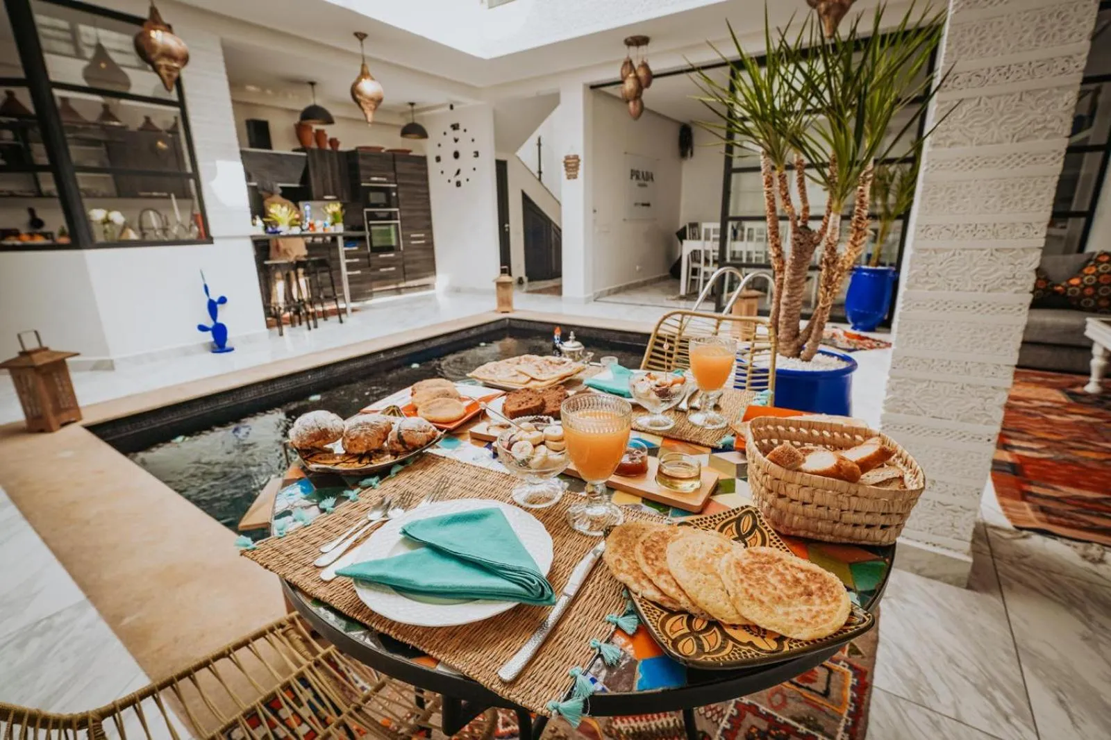 Seating area in RIAD NOLITA & SPA Kasbah