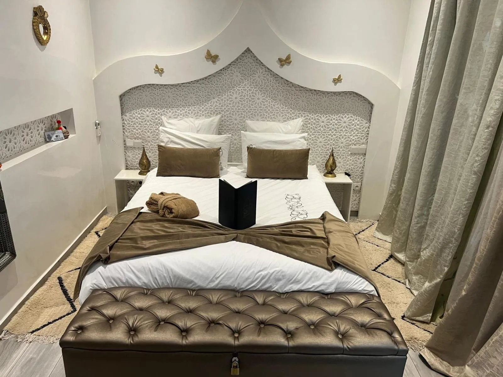 Photo of the whole room, Bed in RIAD NOLITA & SPA Kasbah