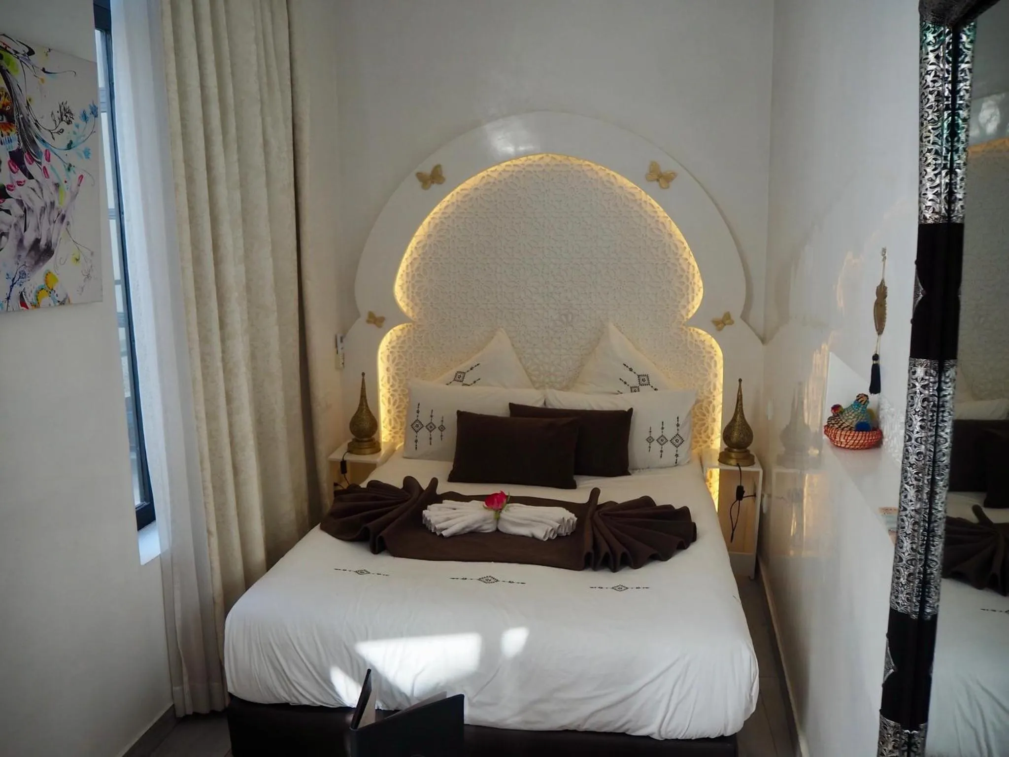 Bedroom, Bed in RIAD NOLITA & SPA Kasbah