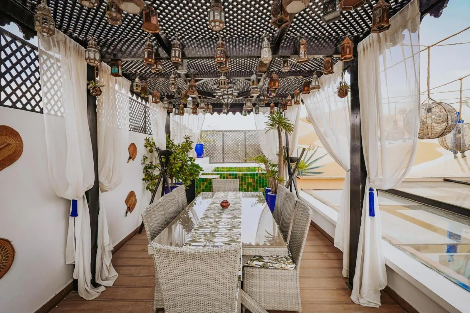 Patio in RIAD NOLITA & SPA Kasbah