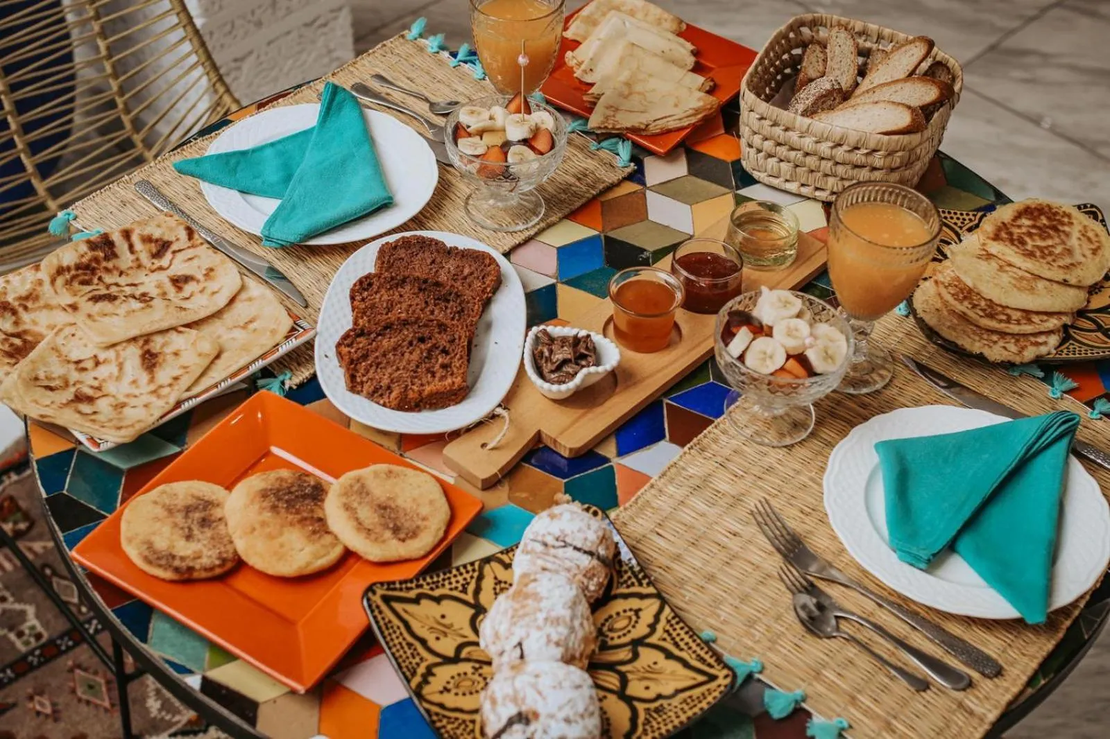 Continental breakfast in RIAD NOLITA & SPA Kasbah