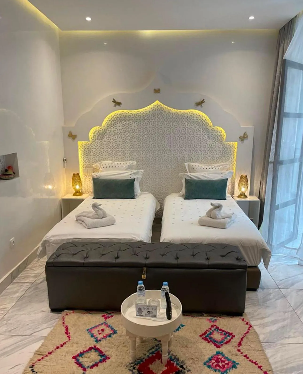 TV and multimedia, Bed in RIAD NOLITA & SPA Kasbah