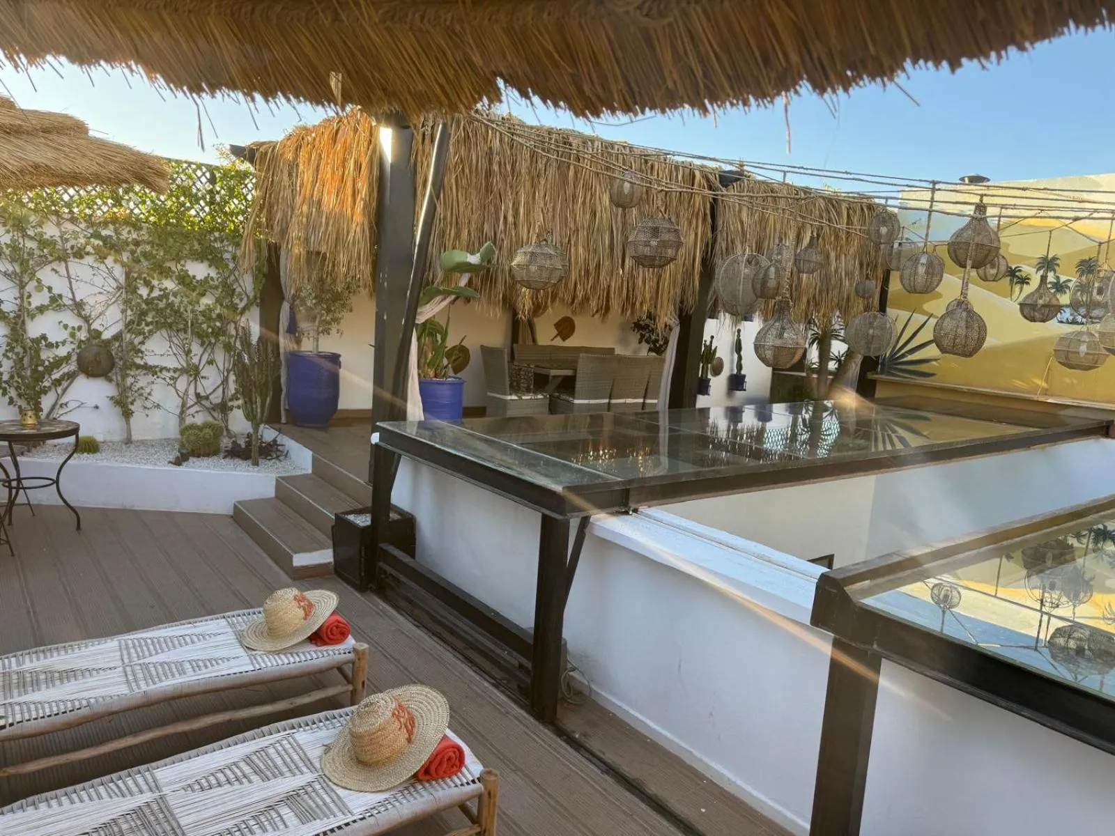 Patio in RIAD NOLITA & SPA Kasbah