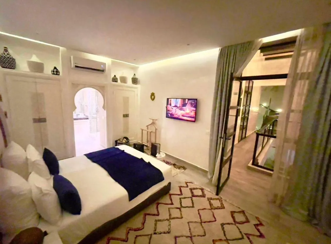 Patio, Bed in RIAD NOLITA & SPA Kasbah