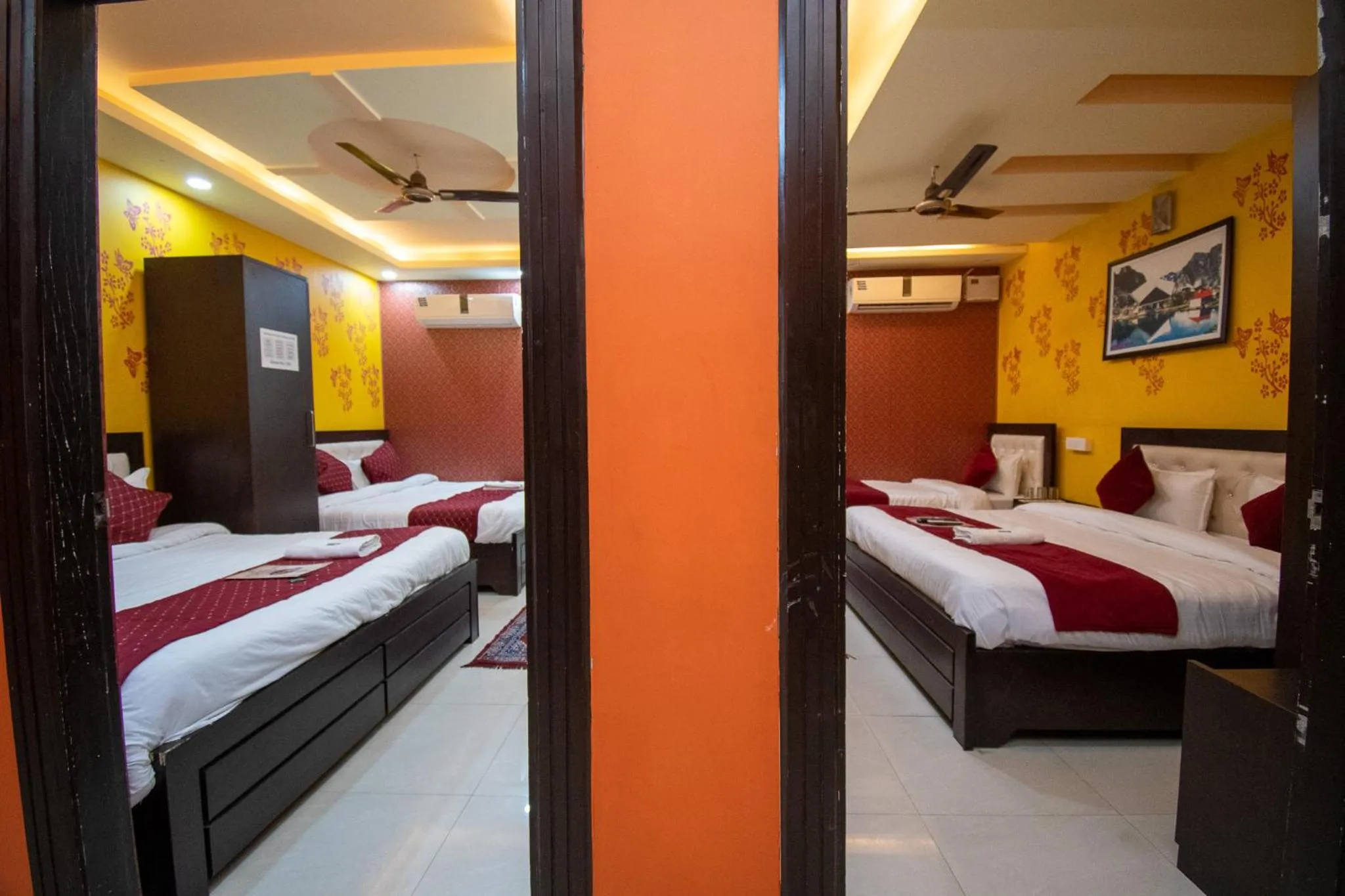 Bed in Hotel Dev Bhoomi Inn
