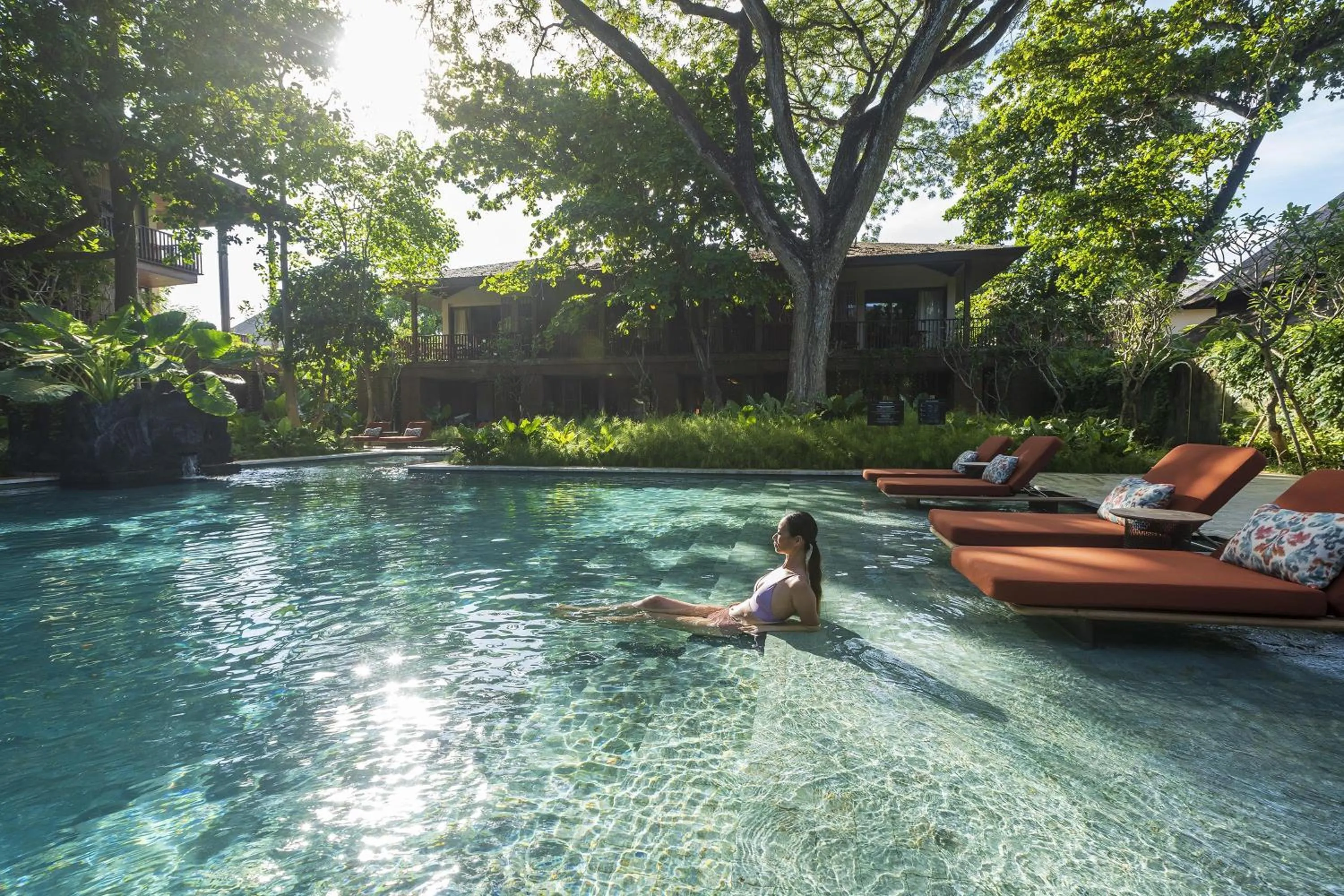 Swimming pool in Andaz Bali, By Hyatt
