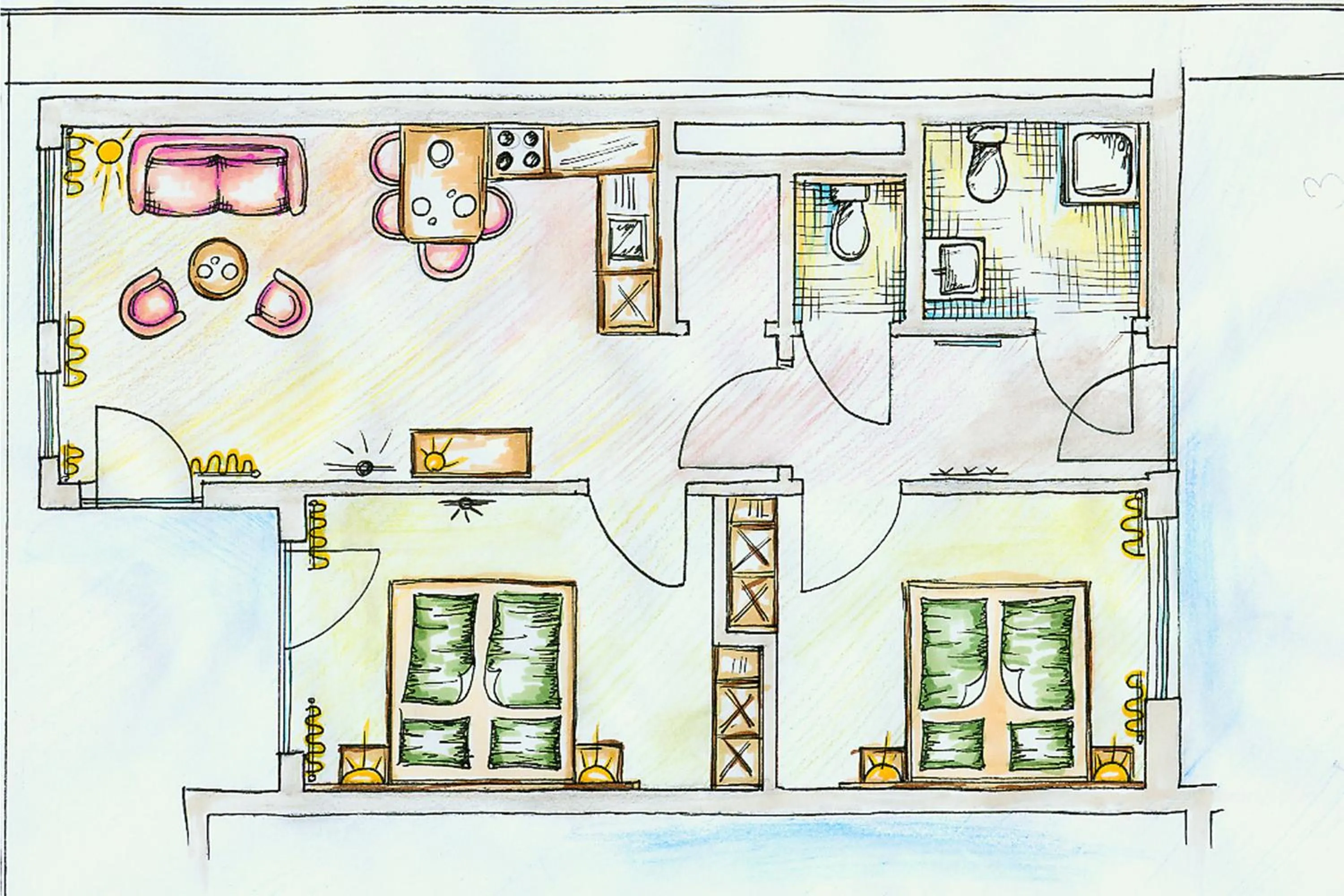 Photo of the whole room in Alm Appartements ehemals Birkenhof