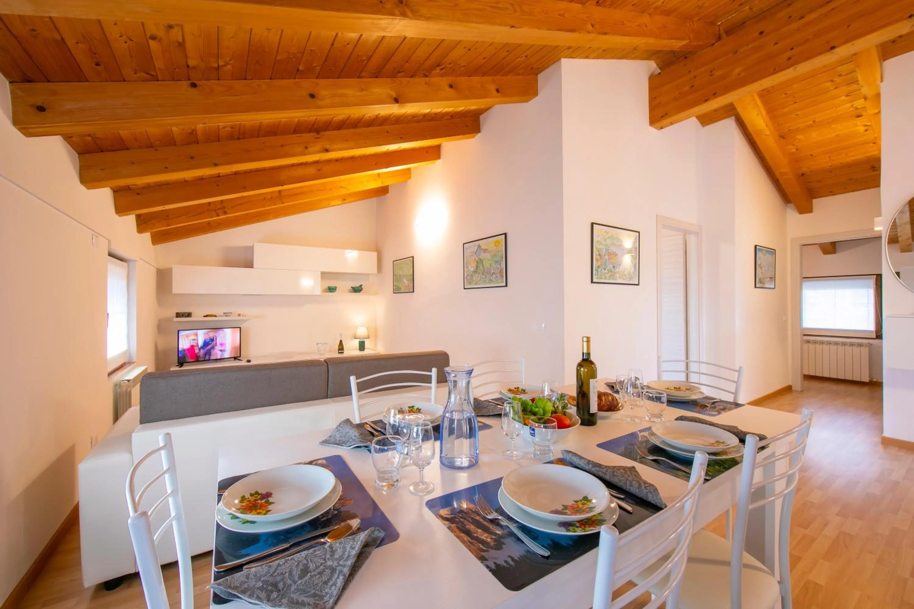 Dining area in Residenza al Ponte