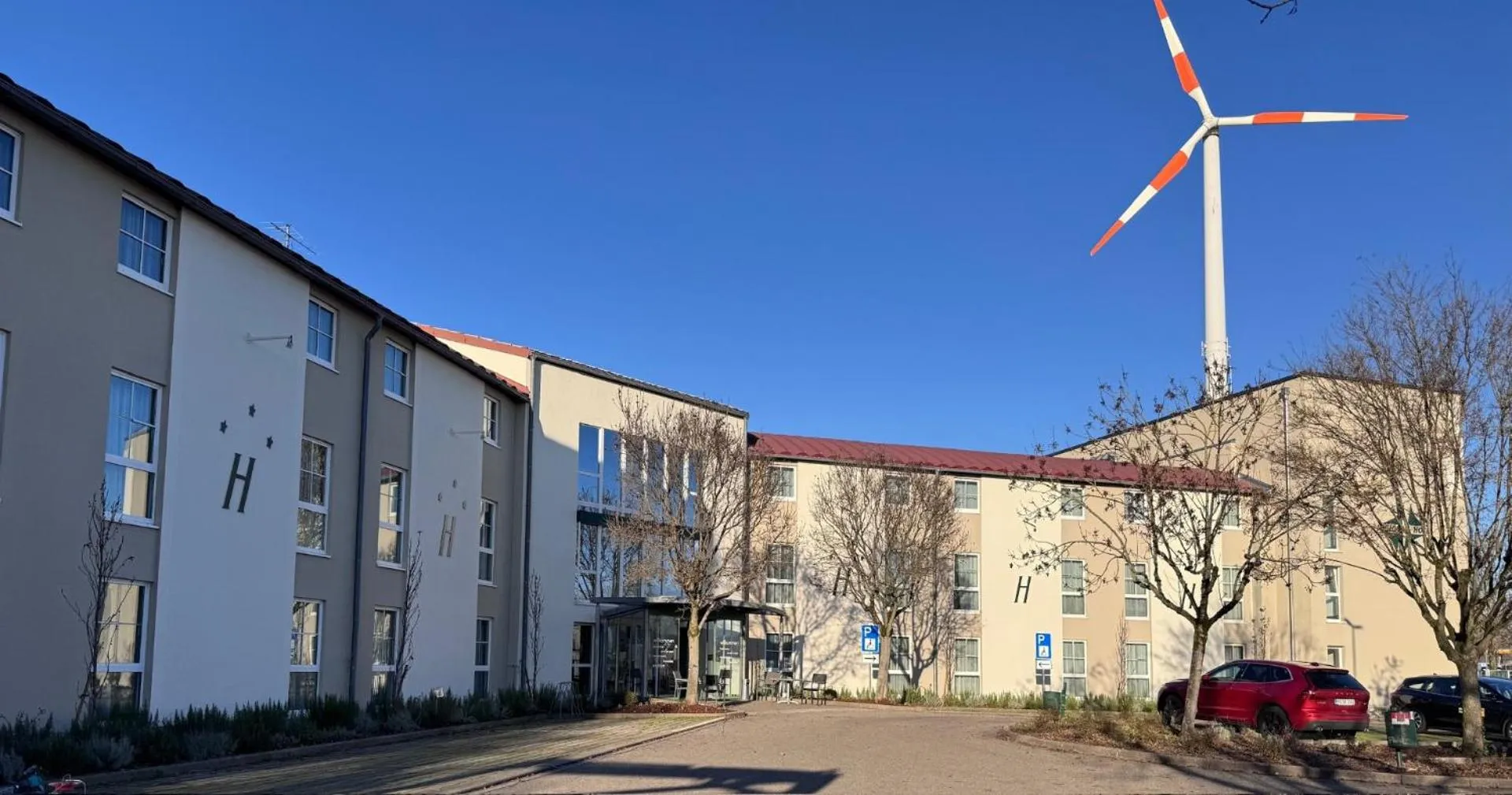 Property building in Highway Hotel