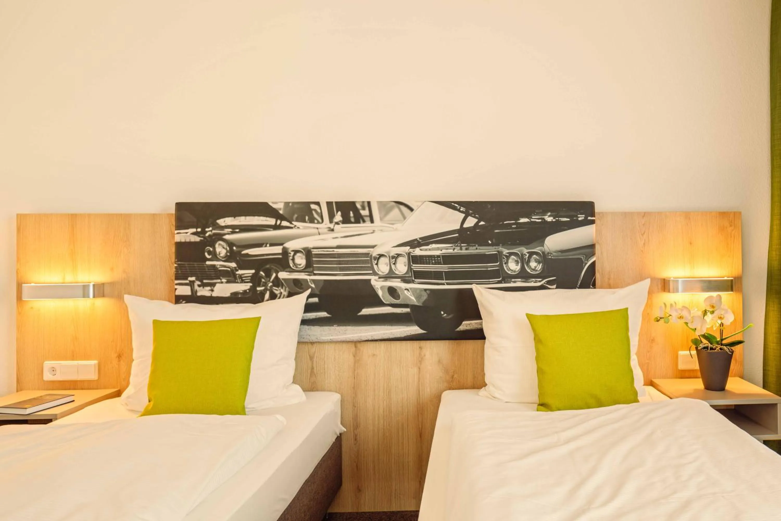 Bed in Highway Hotel