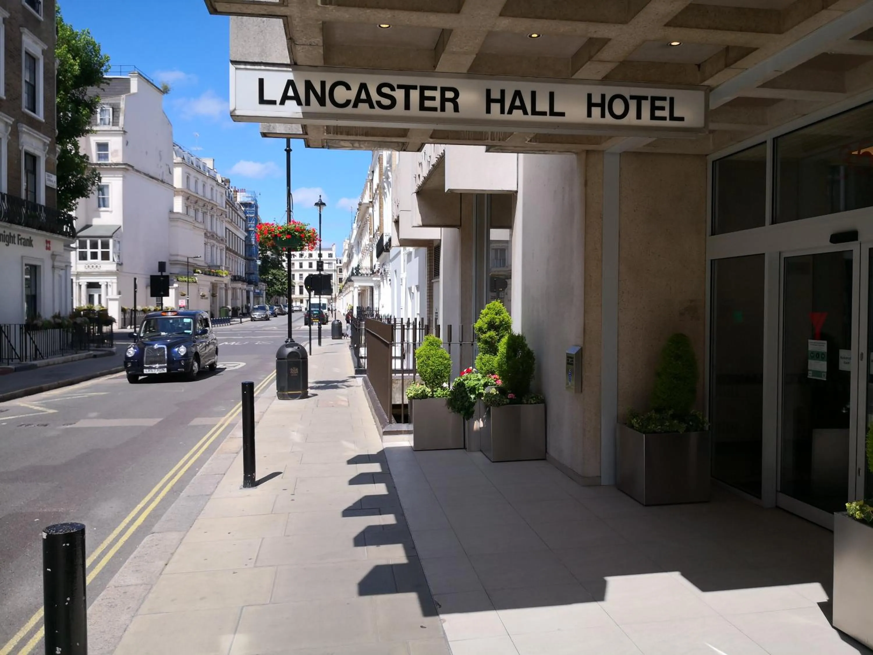 Facade/entrance in Lancaster Hall Hotel