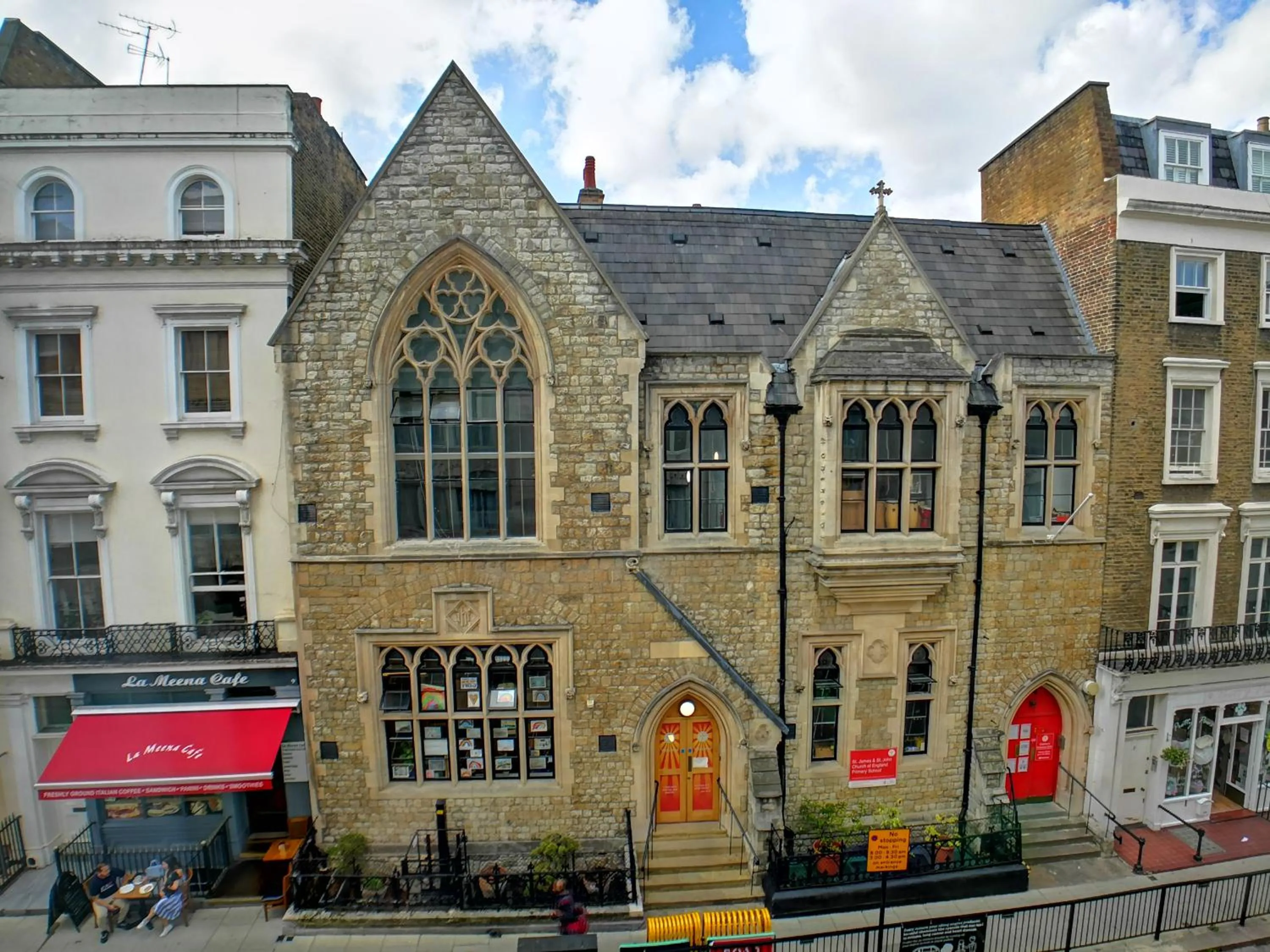 City view in Lancaster Hall Hotel