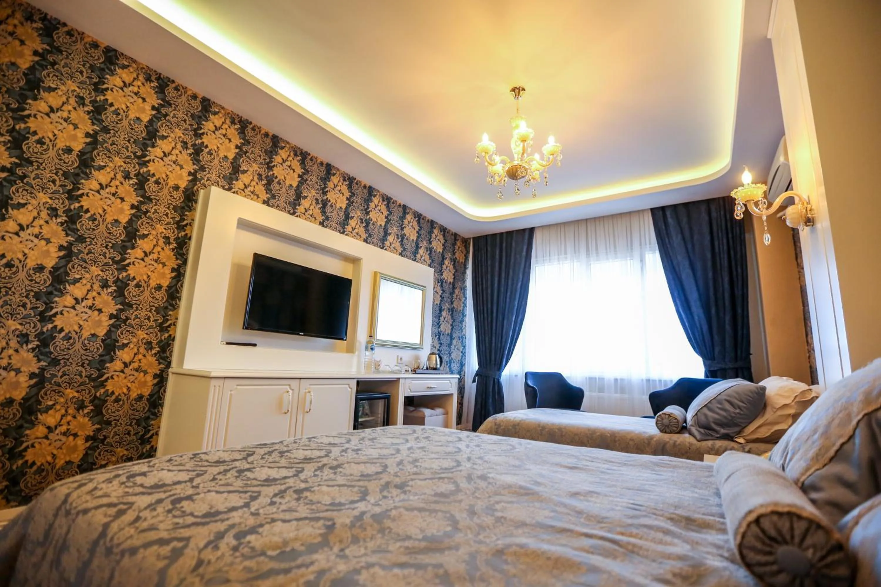 Bed in Thermal Saray Hotel & Yalova