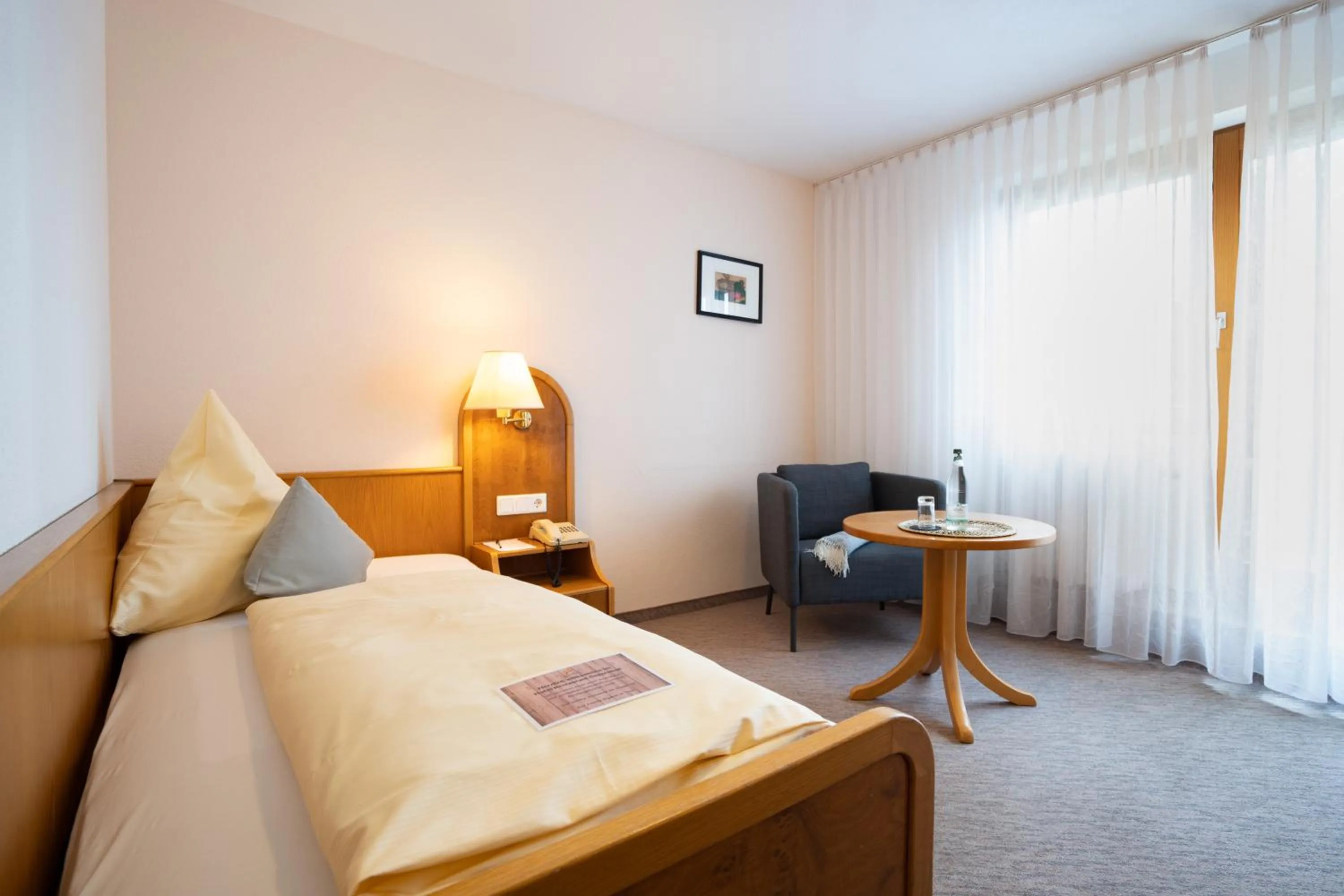 Bed in Hotel Suggenbad