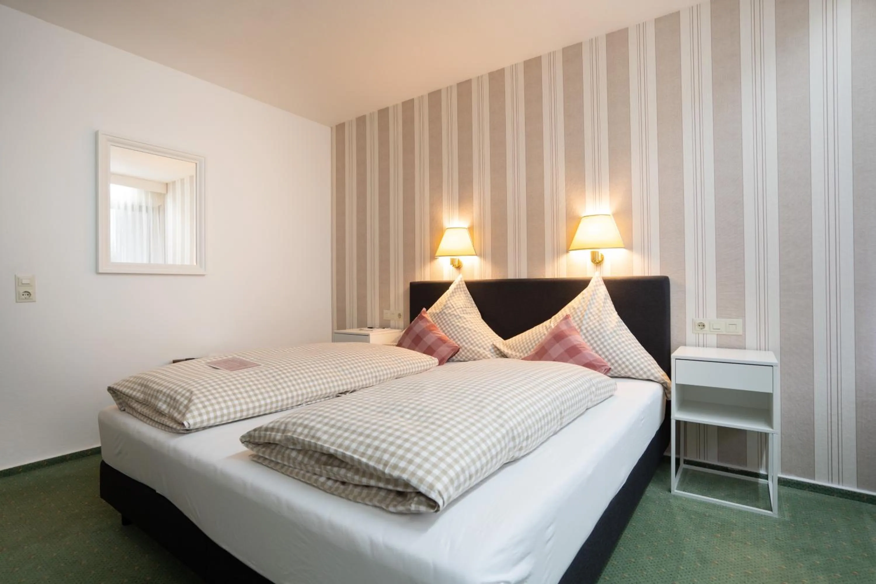 Bed in Hotel Suggenbad