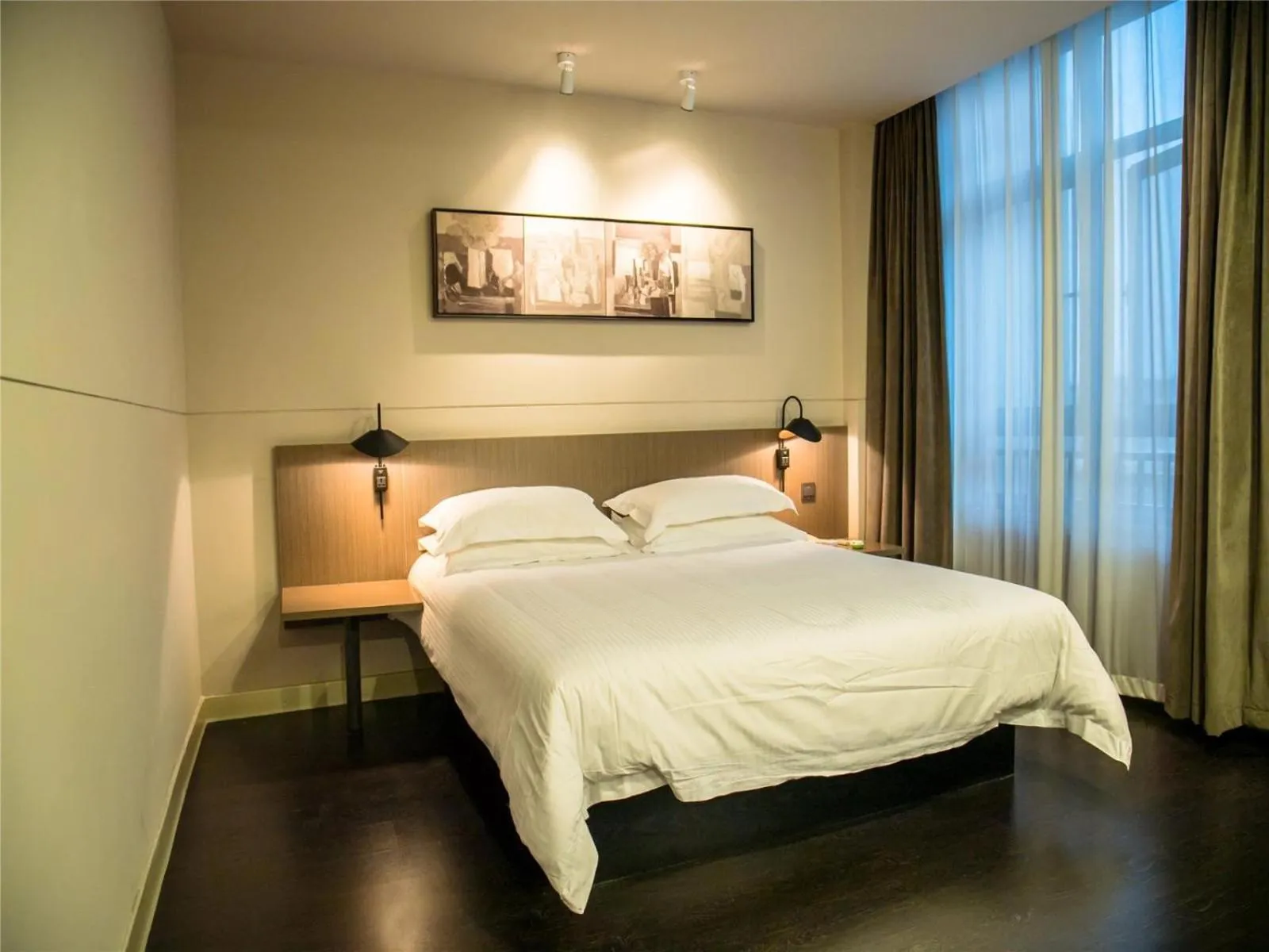 Bed in Jinjiang Inn Select Qiaosinan Metro Station, Hangzhou