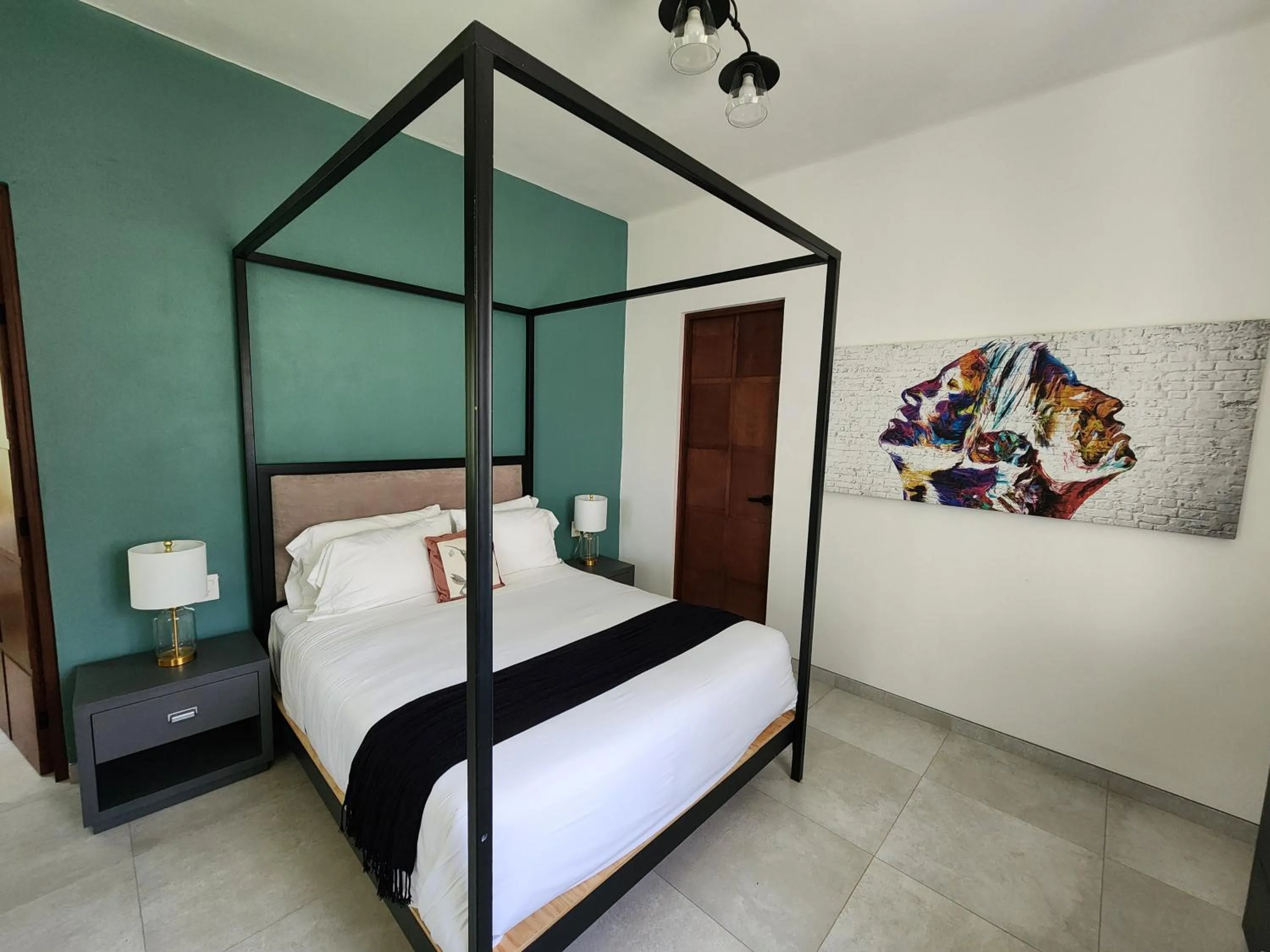 Bed in Hotel Boutique Rancho San Juan Teotihuacan