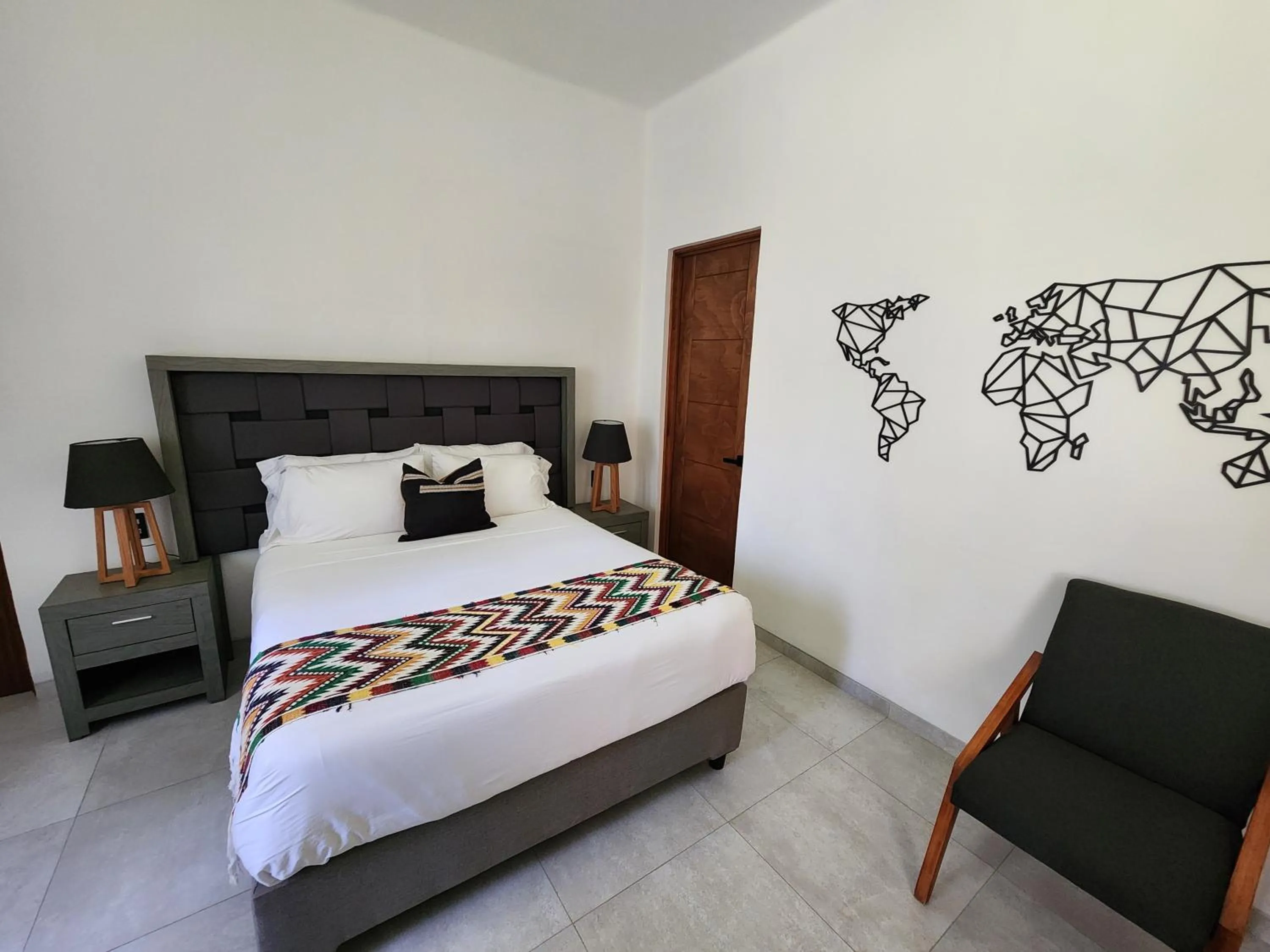 Bed in Hotel Boutique Rancho San Juan Teotihuacan