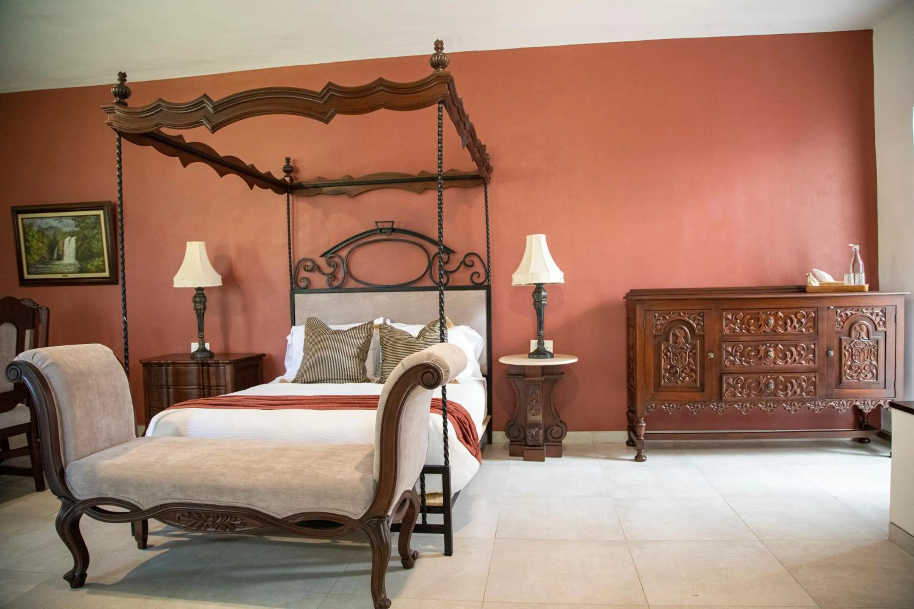 Bed in Hotel Boutique Rancho San Juan Teotihuacan