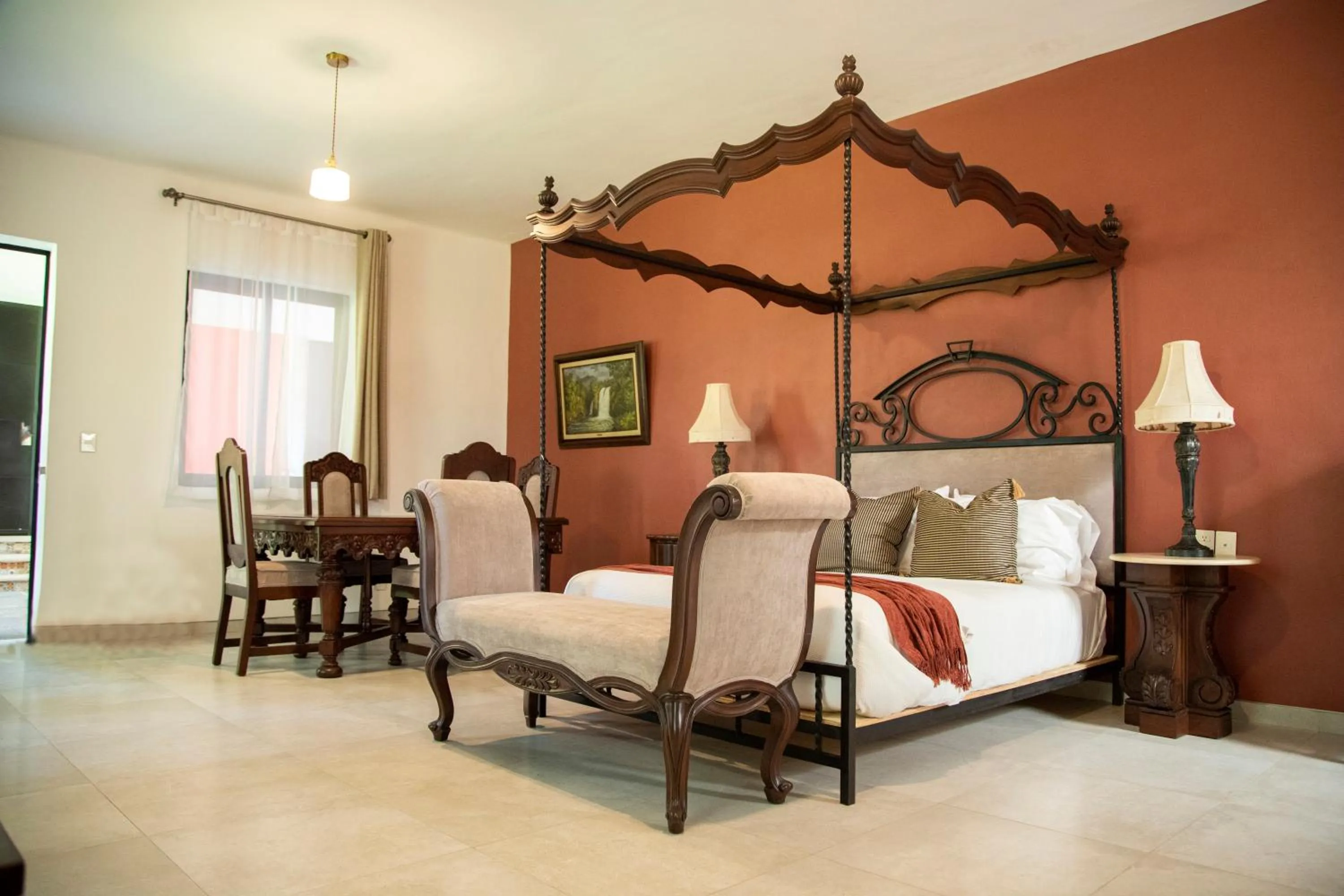 Bed in Hotel Boutique Rancho San Juan Teotihuacan