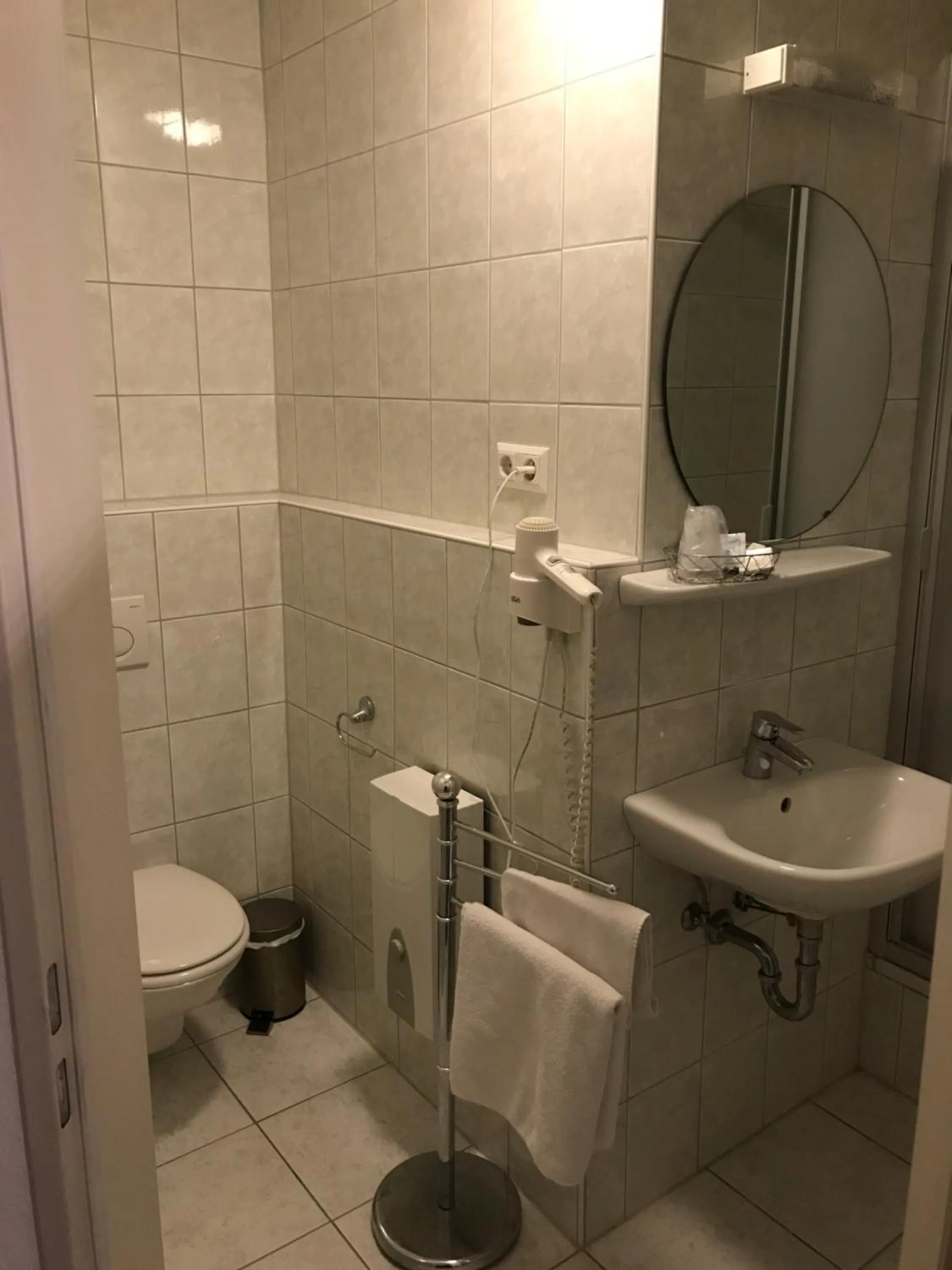 Shower in Hotel Junkerhaus