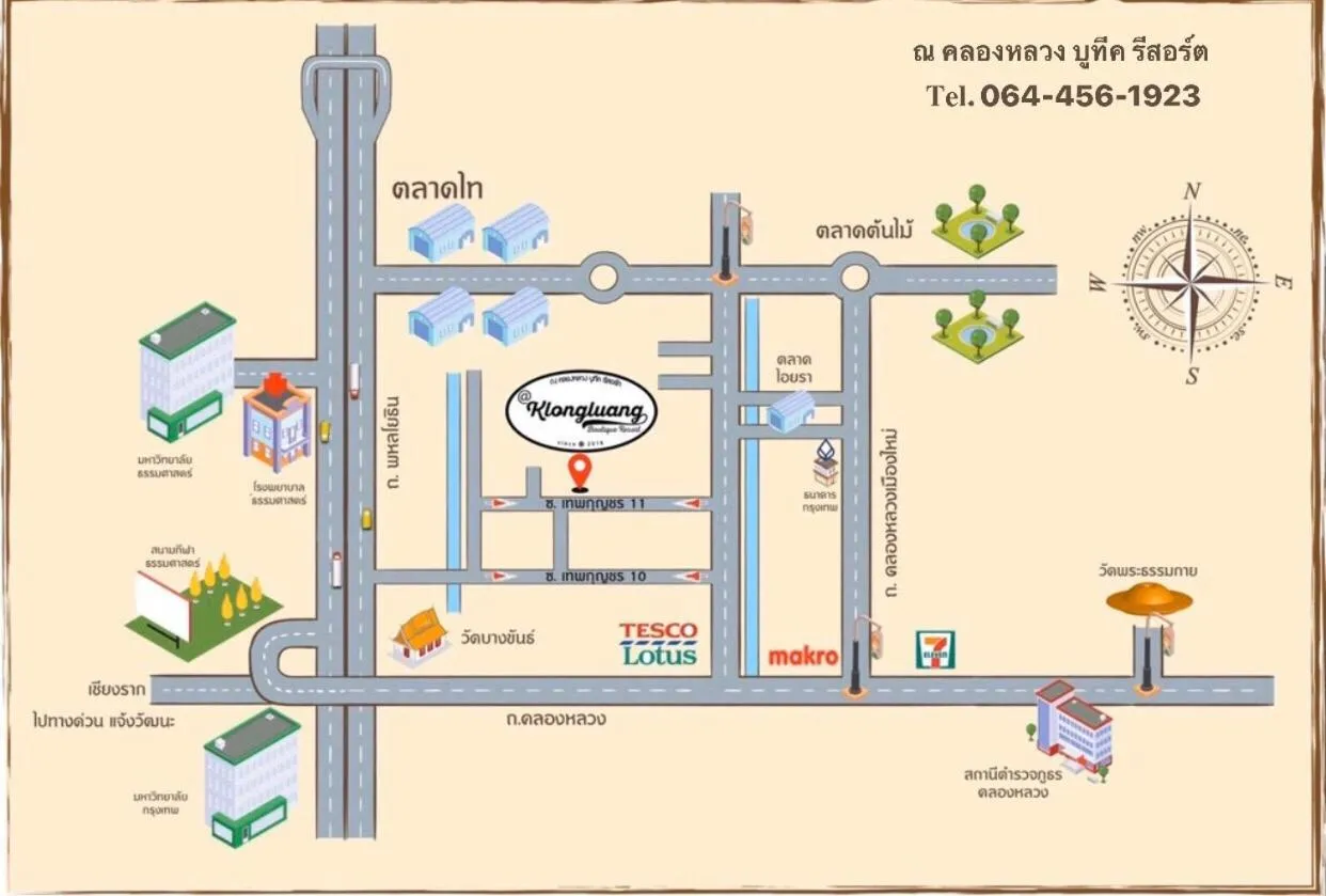 Location in Na Klongluang Boutique Resort