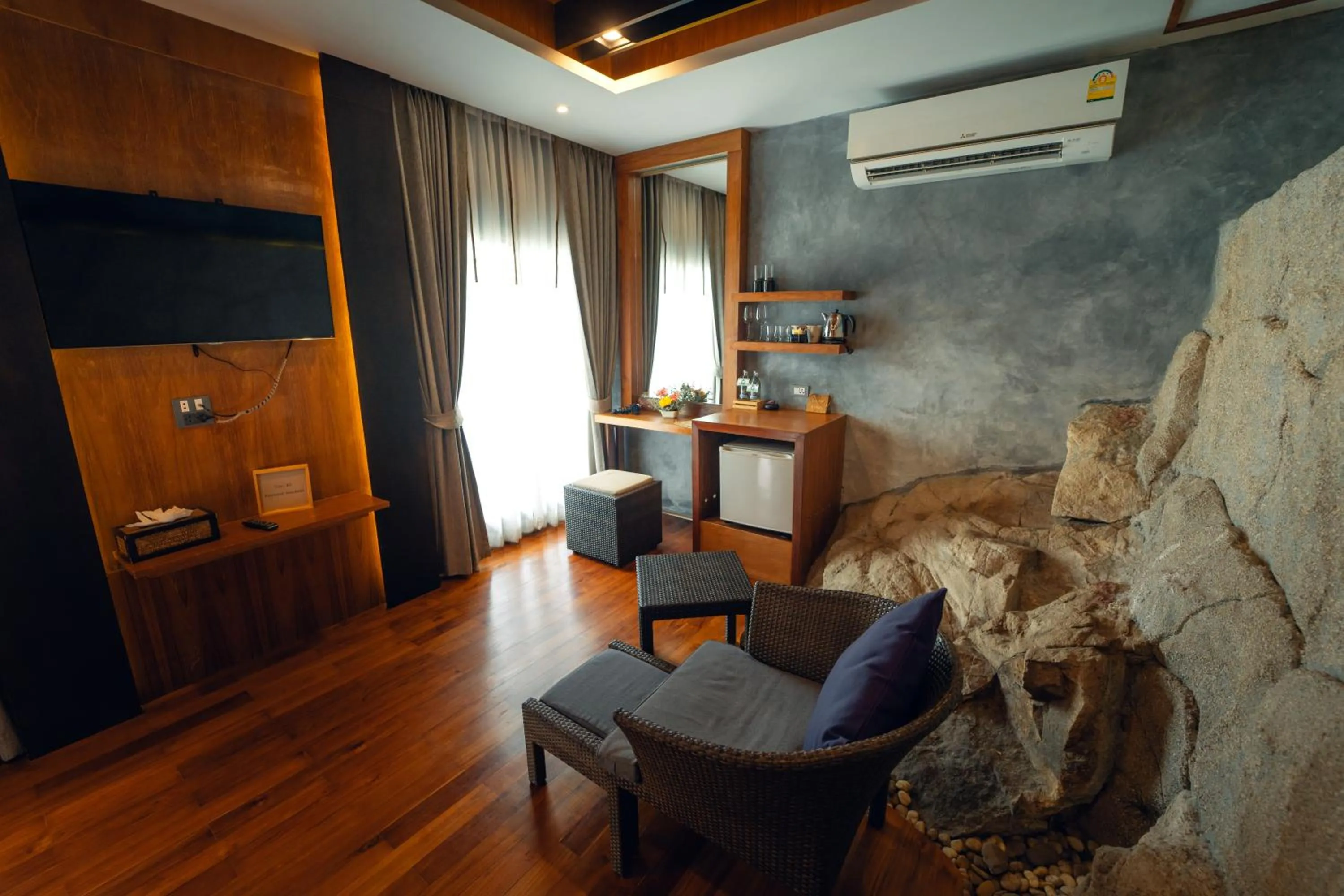 Seating area in View Point Resort