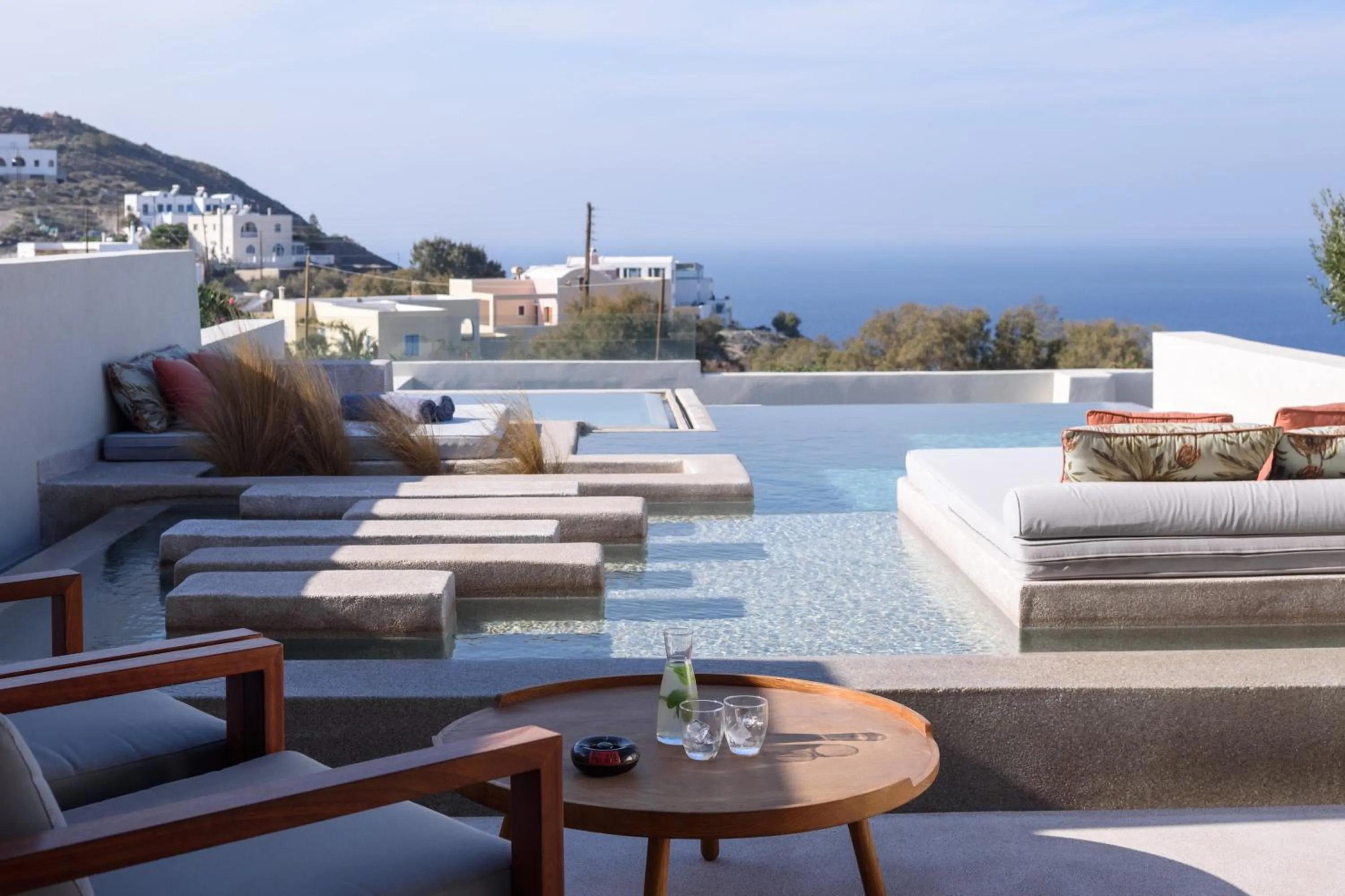 Patio in Potnia Theron Suites