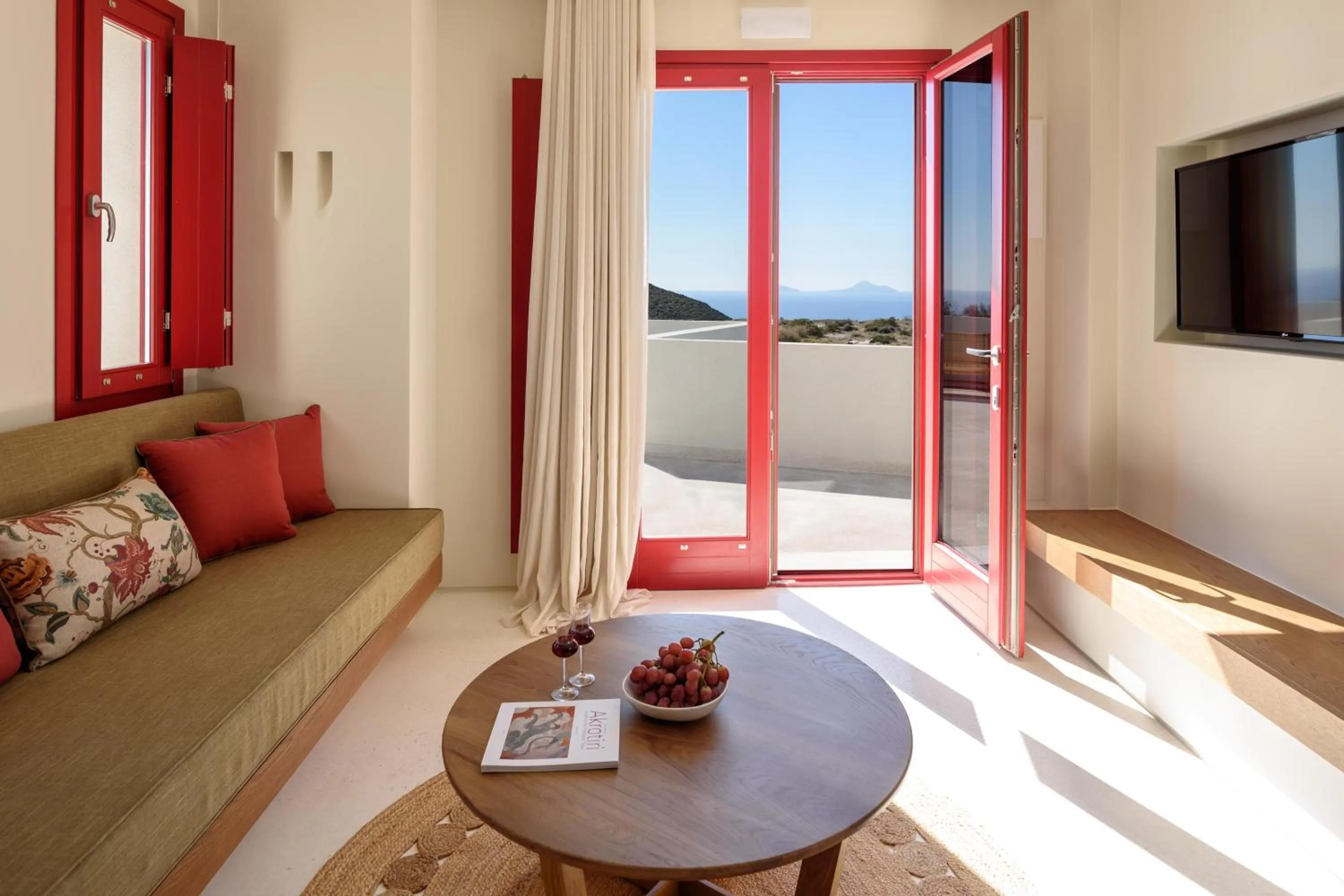 Natural landscape in Potnia Theron Suites