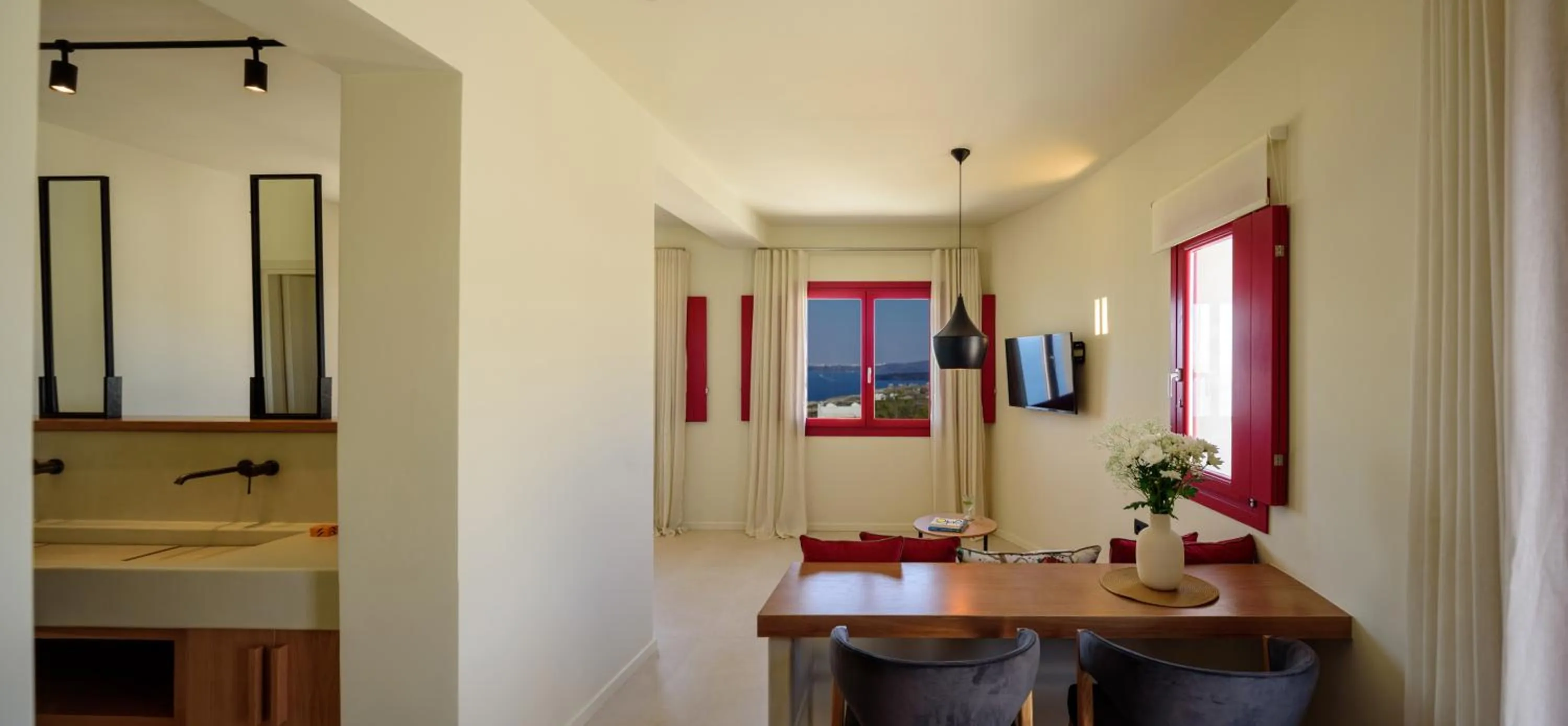 Bathroom in Potnia Theron Suites